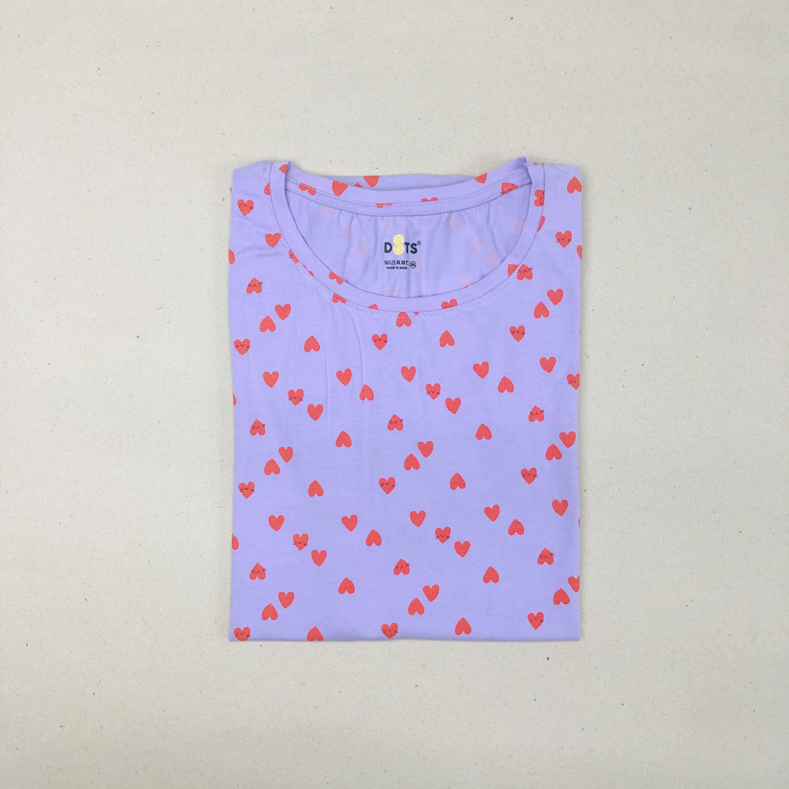 Dots Ladies Printed T-Shirt