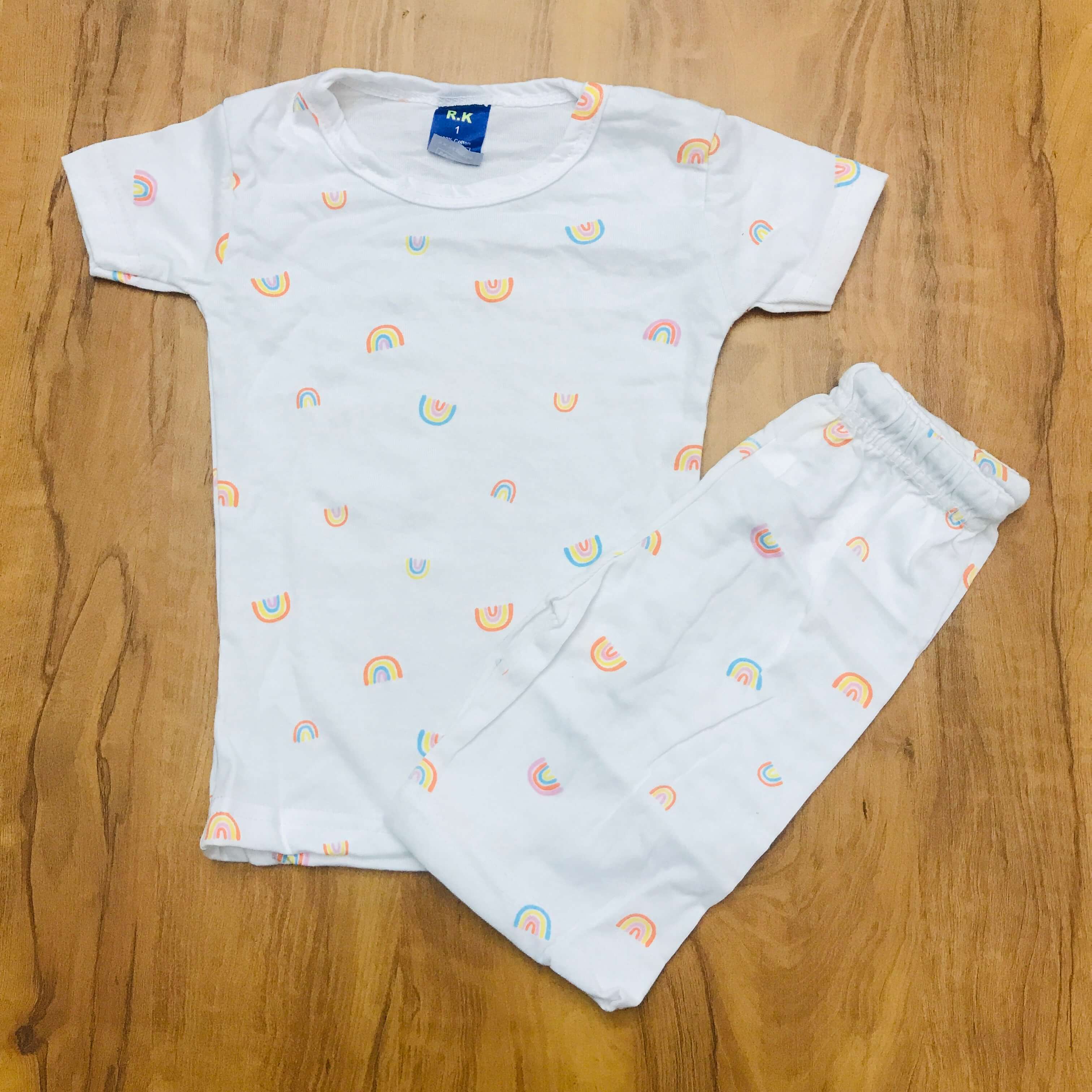 Kids Printed Shorts Set