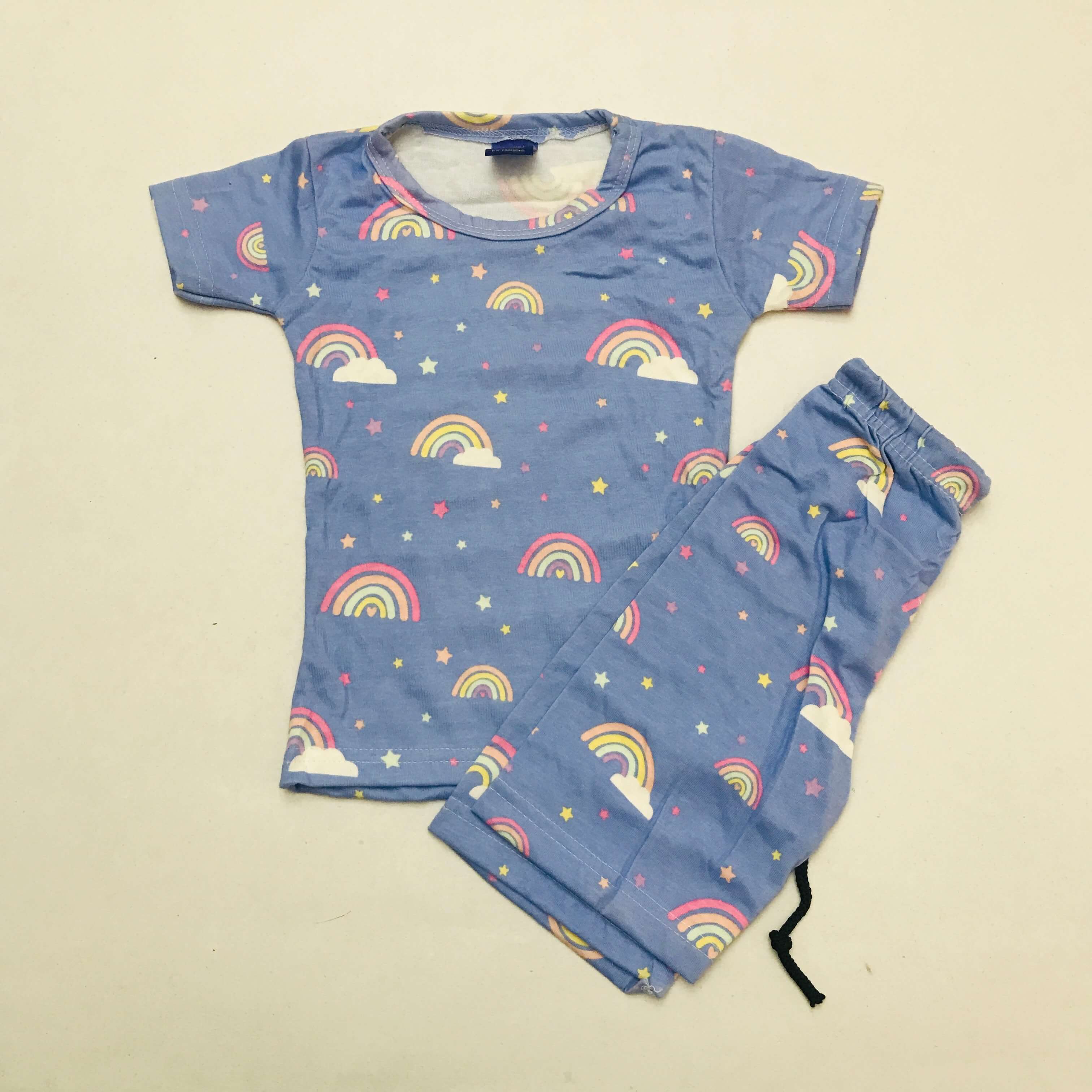 Kids Printed Shorts Set