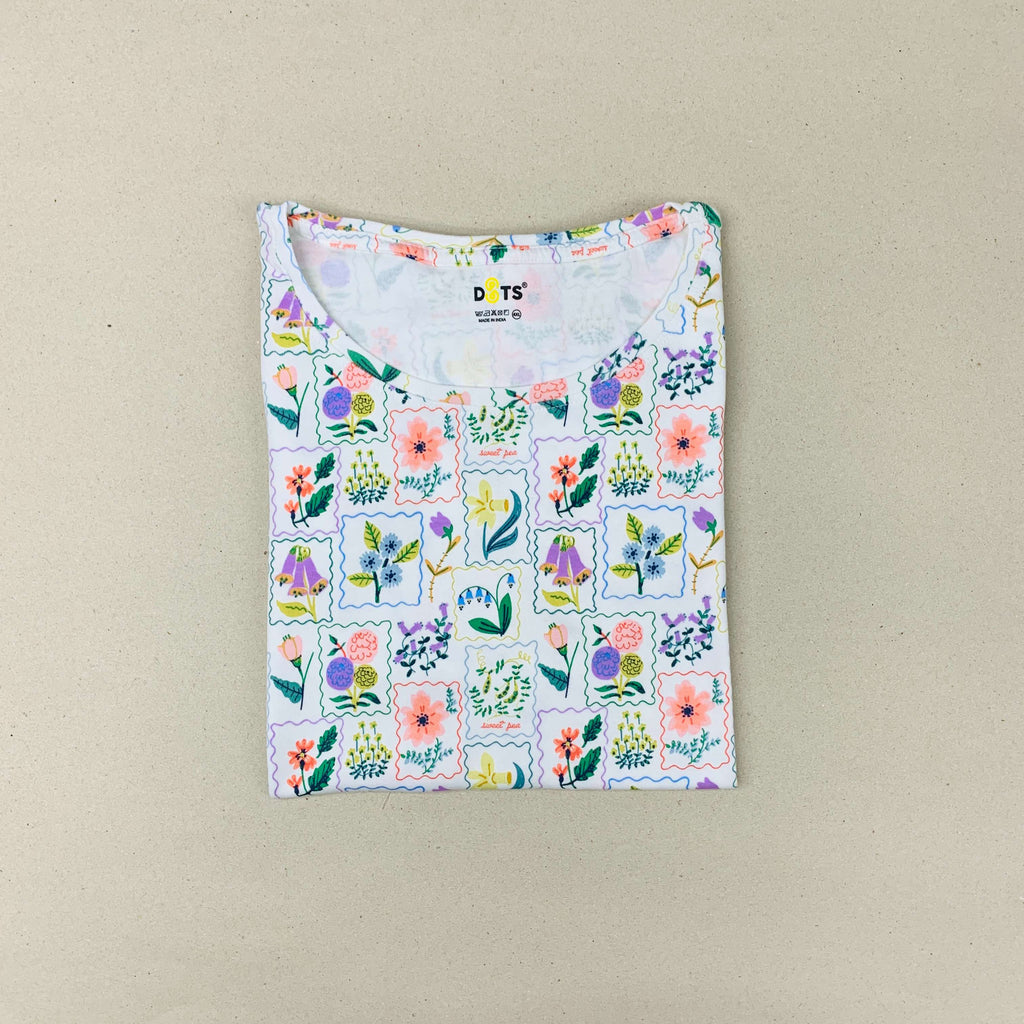 Dots Ladies Printed T-Shirt