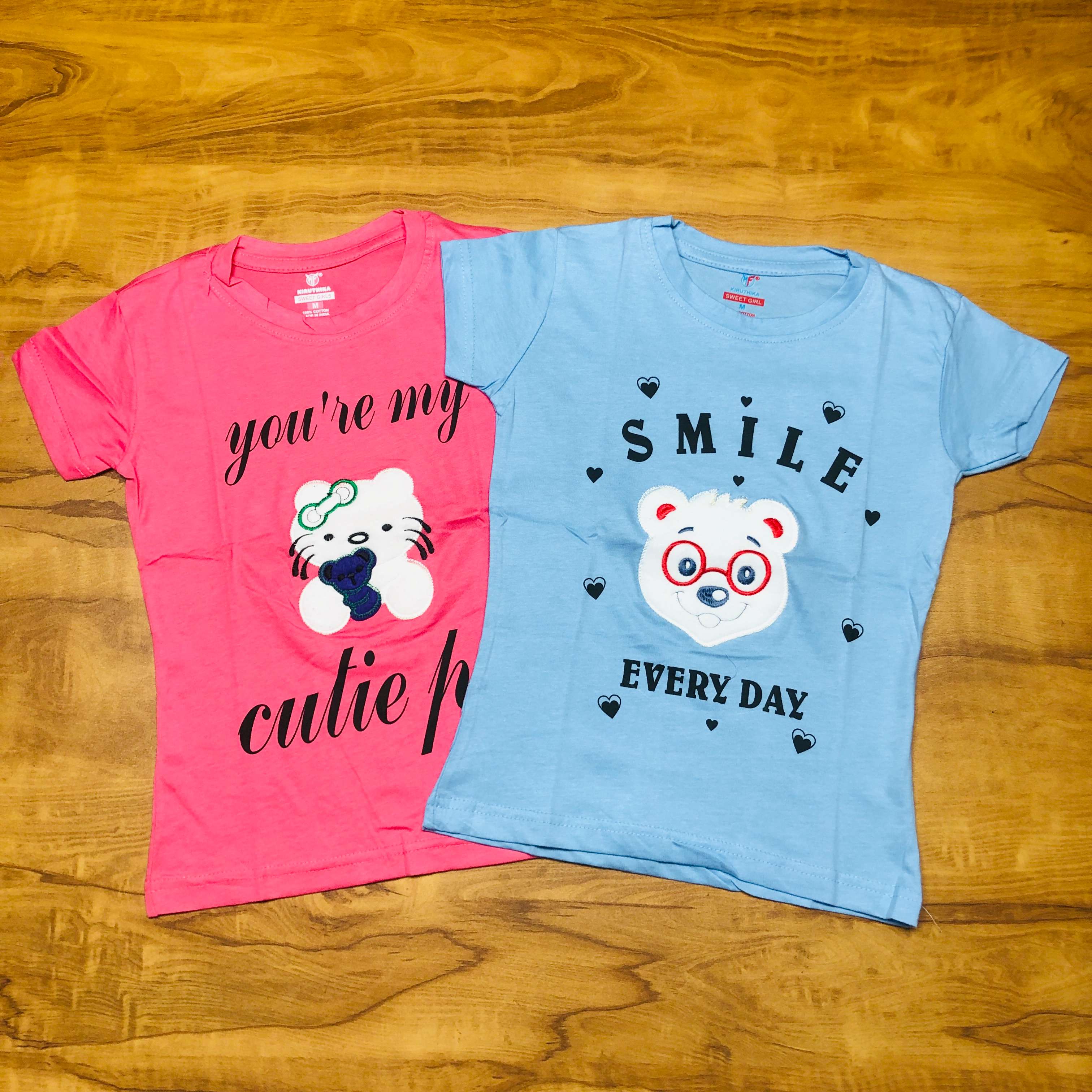 Sweet Girl T-Shirt Combo Pack of 2