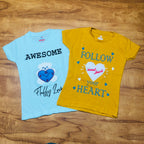 Sweet Girl T-Shirt Combo Pack of 2