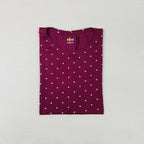 Dots Ladies Printed T-Shirt