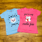 Sweet Girl T-Shirt Combo Pack of 2