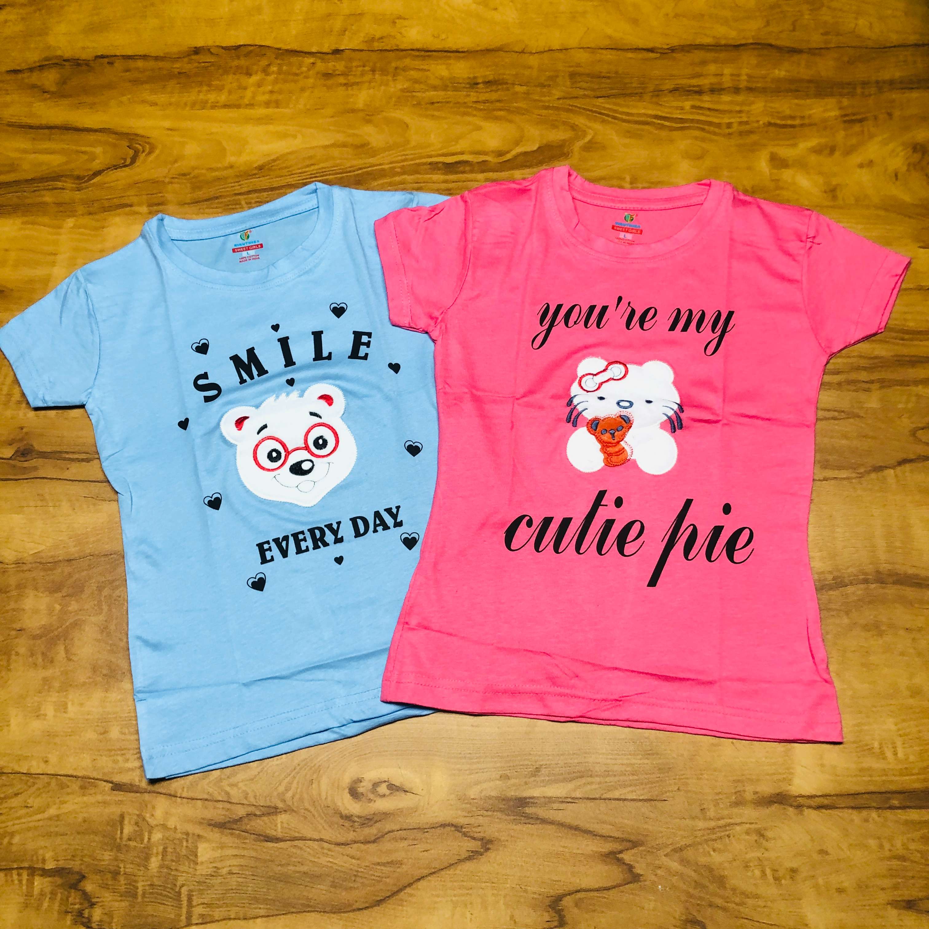 Sweet Girl T-Shirt Combo Pack of 2