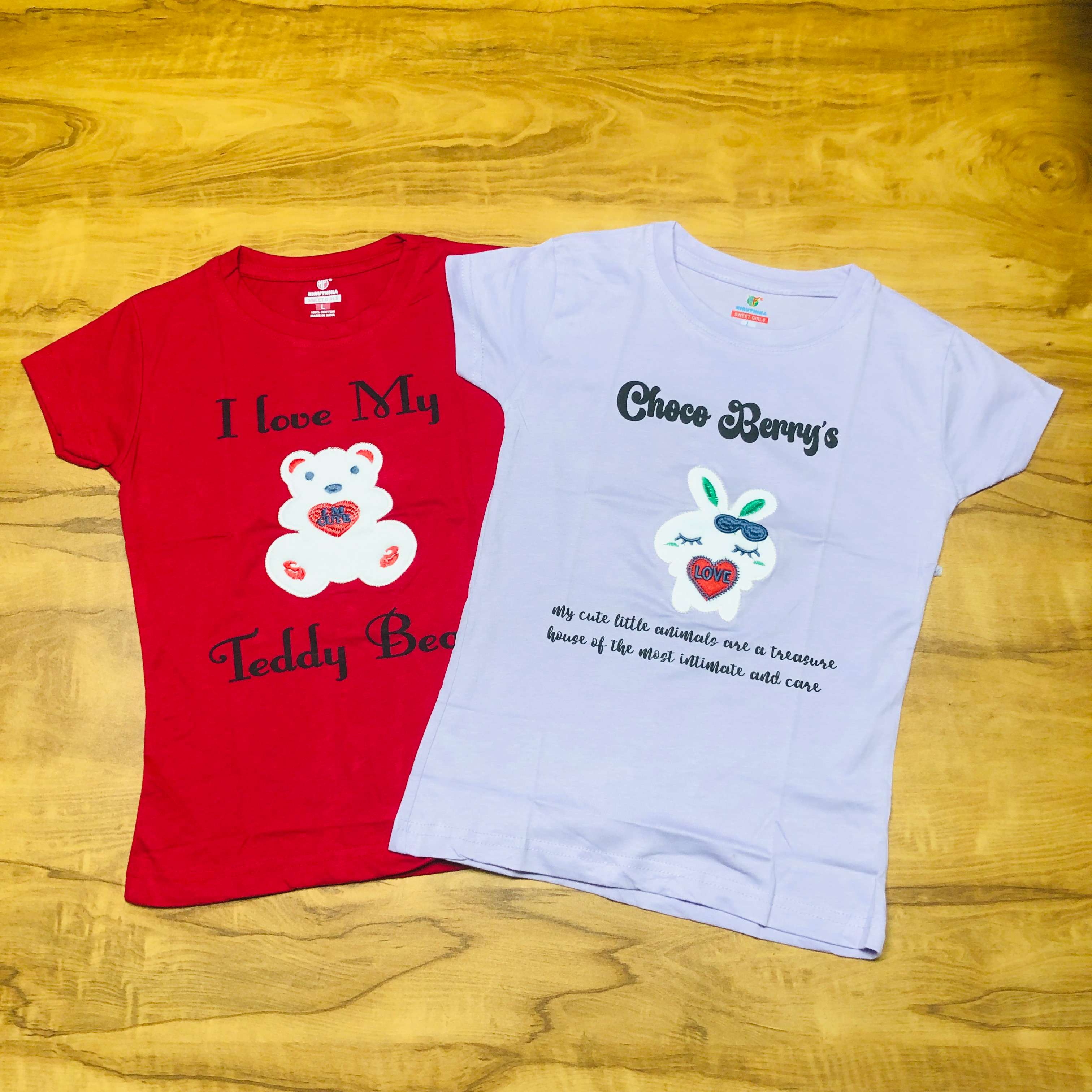 Sweet Girl T-Shirt Combo Pack of 2