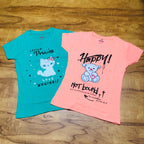Sweet Girl T-Shirt Combo Pack of 2