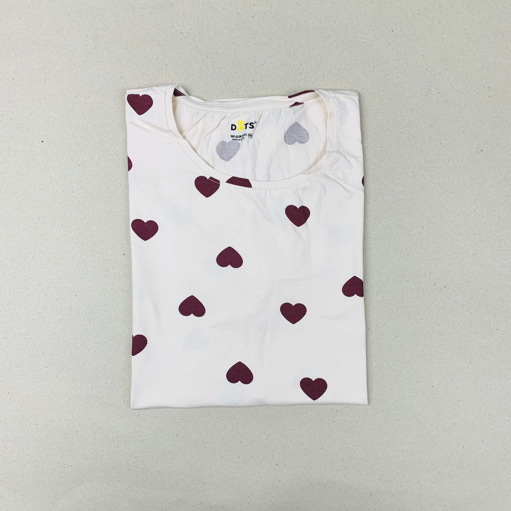 Dots Ladies Printed T-Shirt