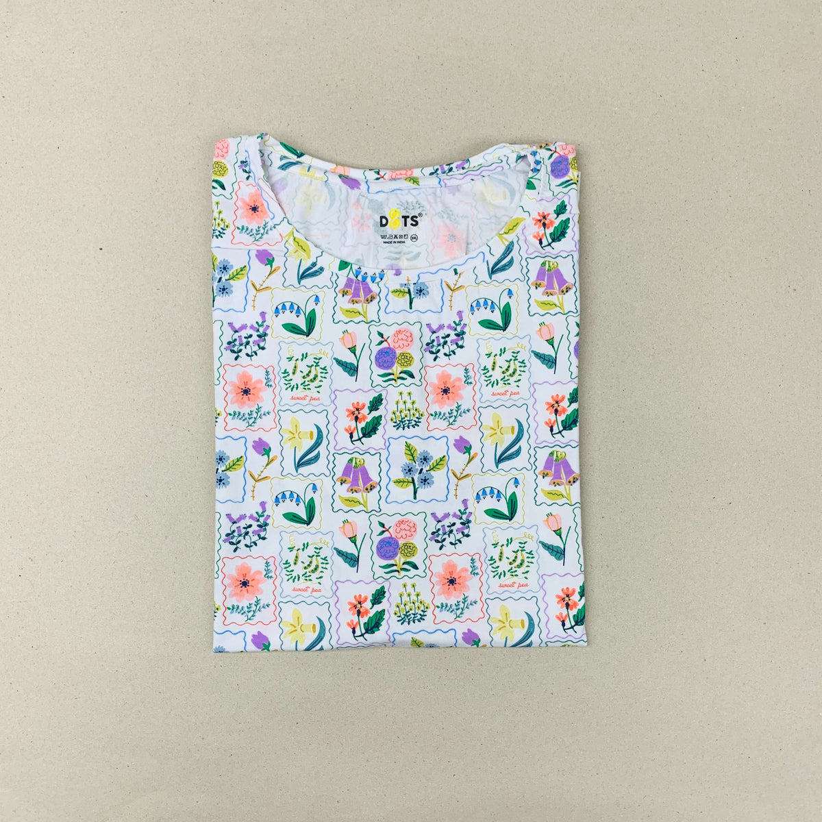 Dots Ladies Printed T-Shirt