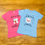 Sweet Girl T-Shirt Combo Pack of 2