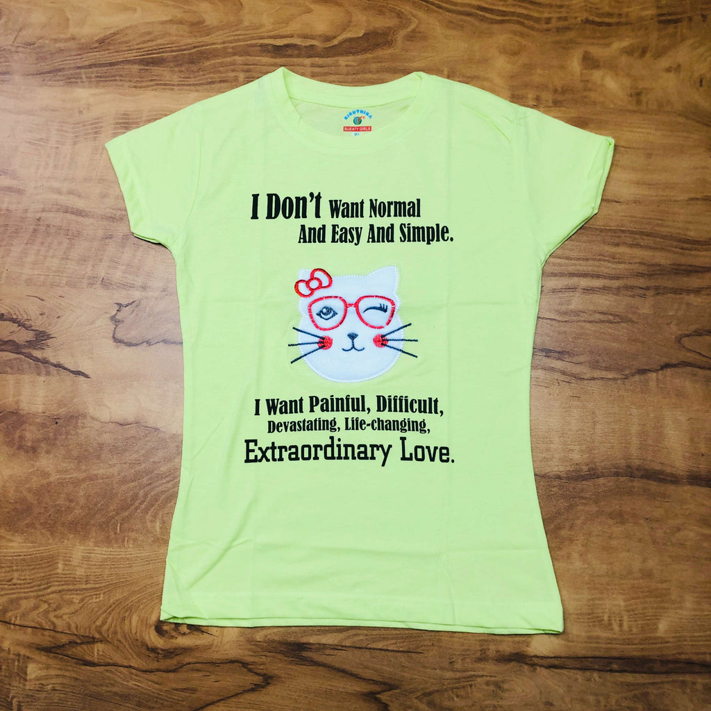 Sweet Girl T-Shirt Combo Pack of 2