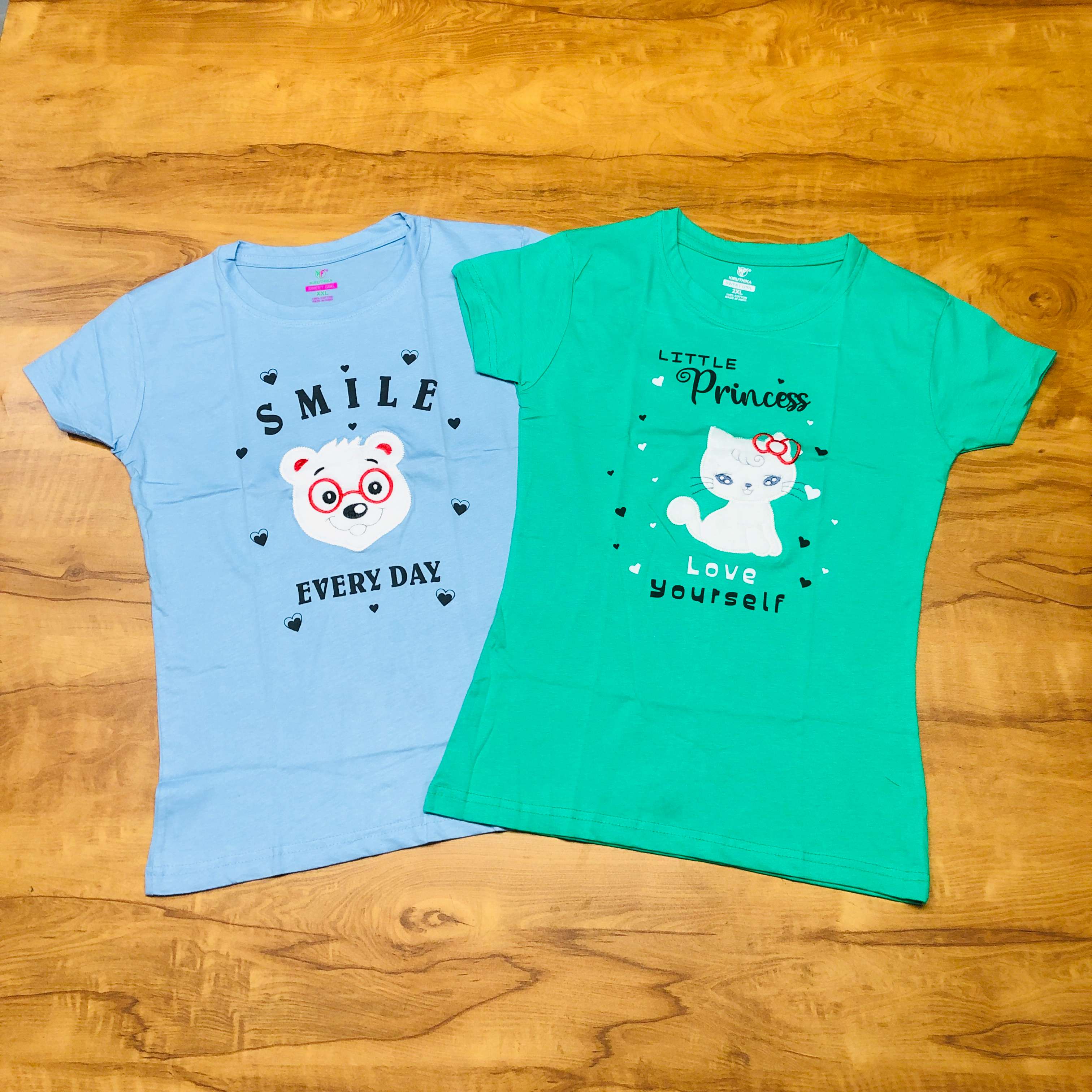 Sweet Girl T-Shirt Combo Pack of 2