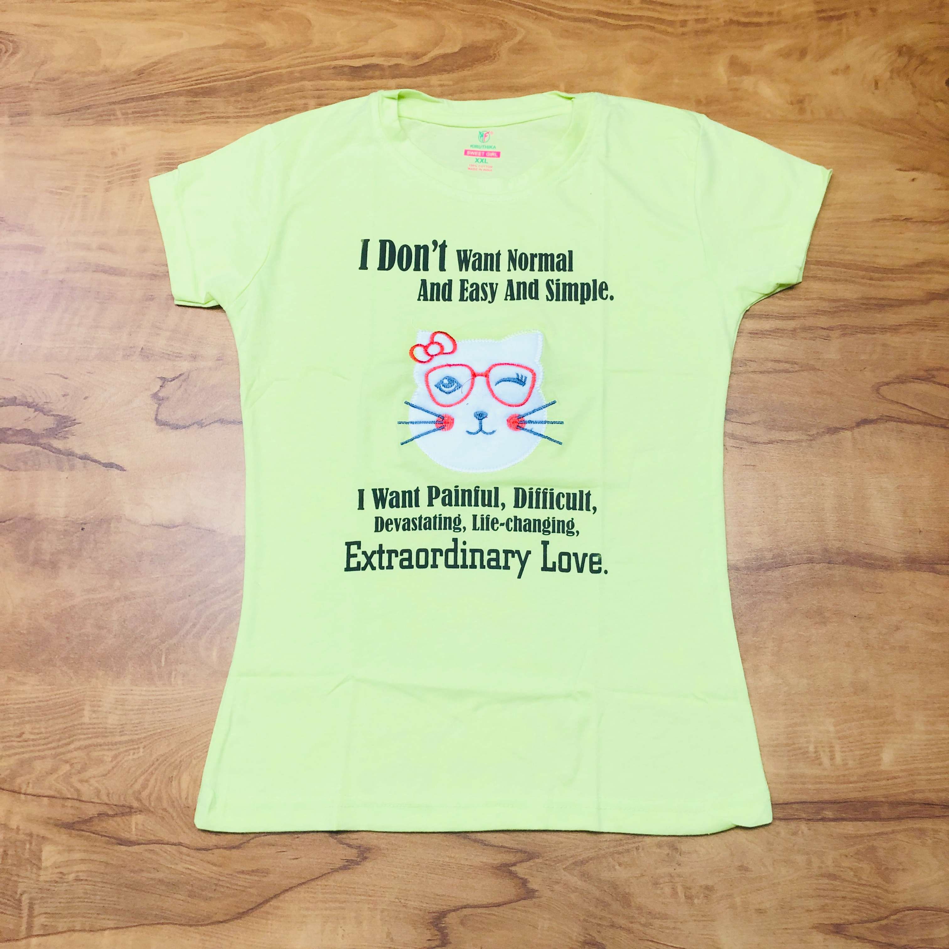 Sweet Girl T-Shirt Combo Pack of 2