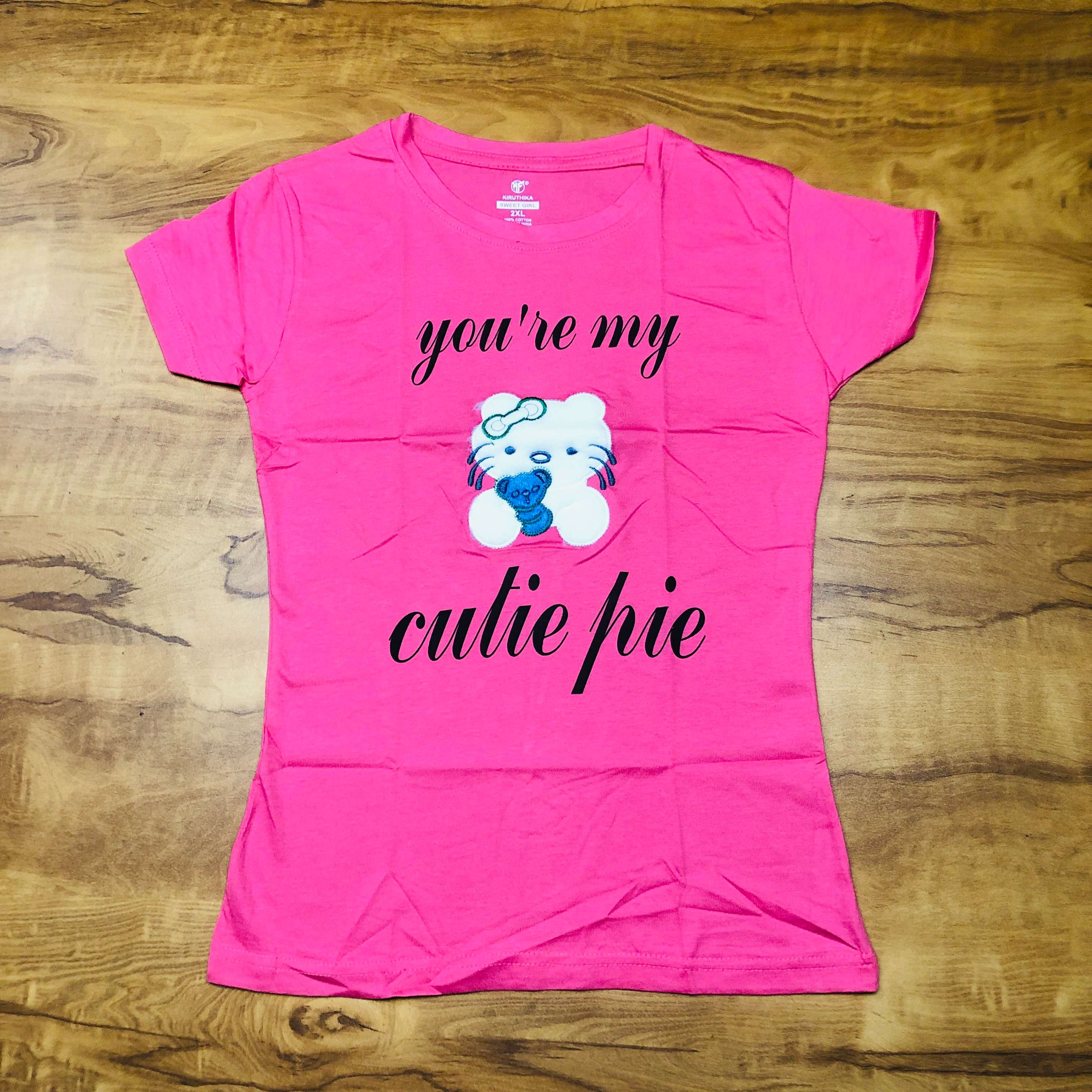 Sweet Girl T-Shirt Combo Pack of 2