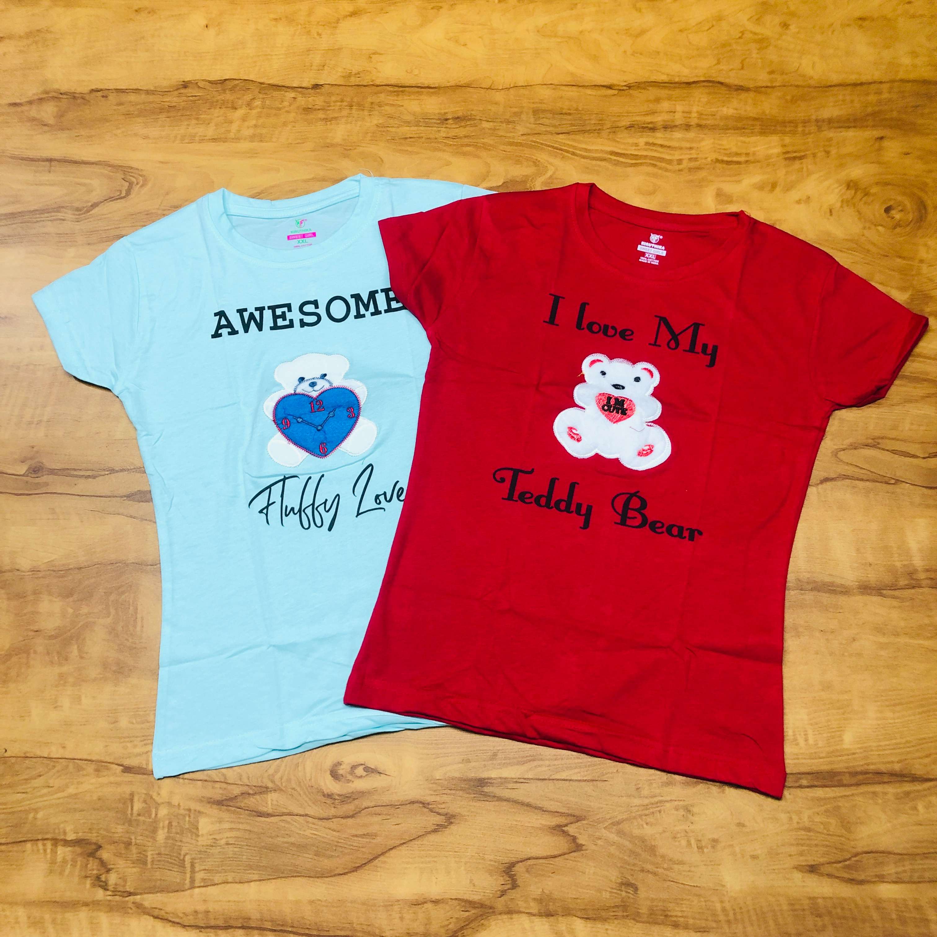 Sweet Girl T-Shirt Combo Pack of 2