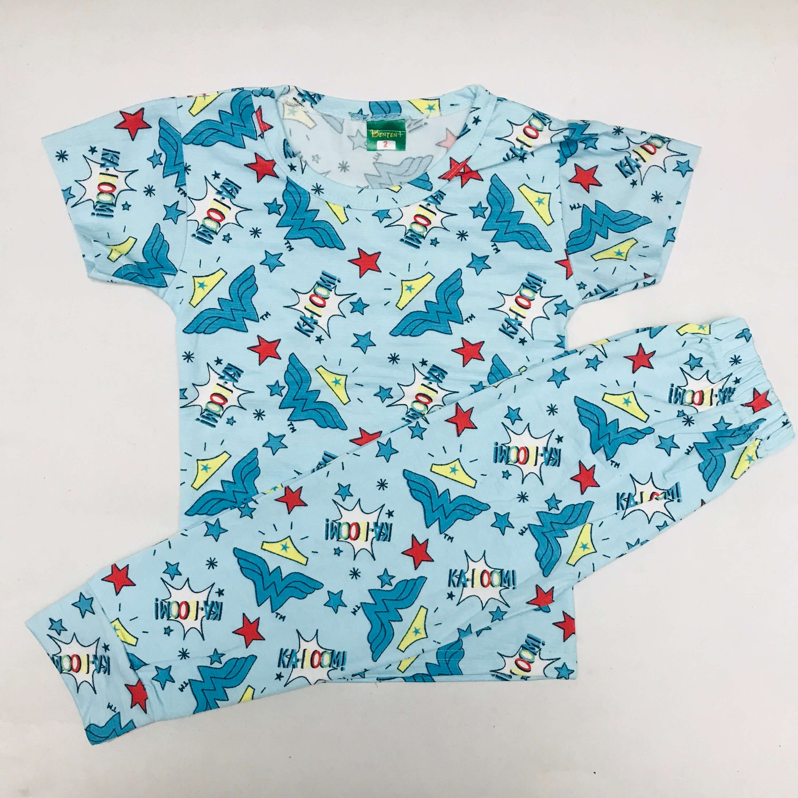 Cartoon Cuddles printed Pant Set