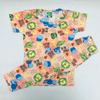 Cartoon Cuddles printed Pant Set