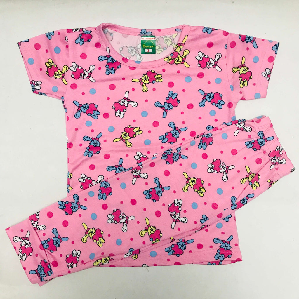 Cartoon Cuddles printed Pant Set