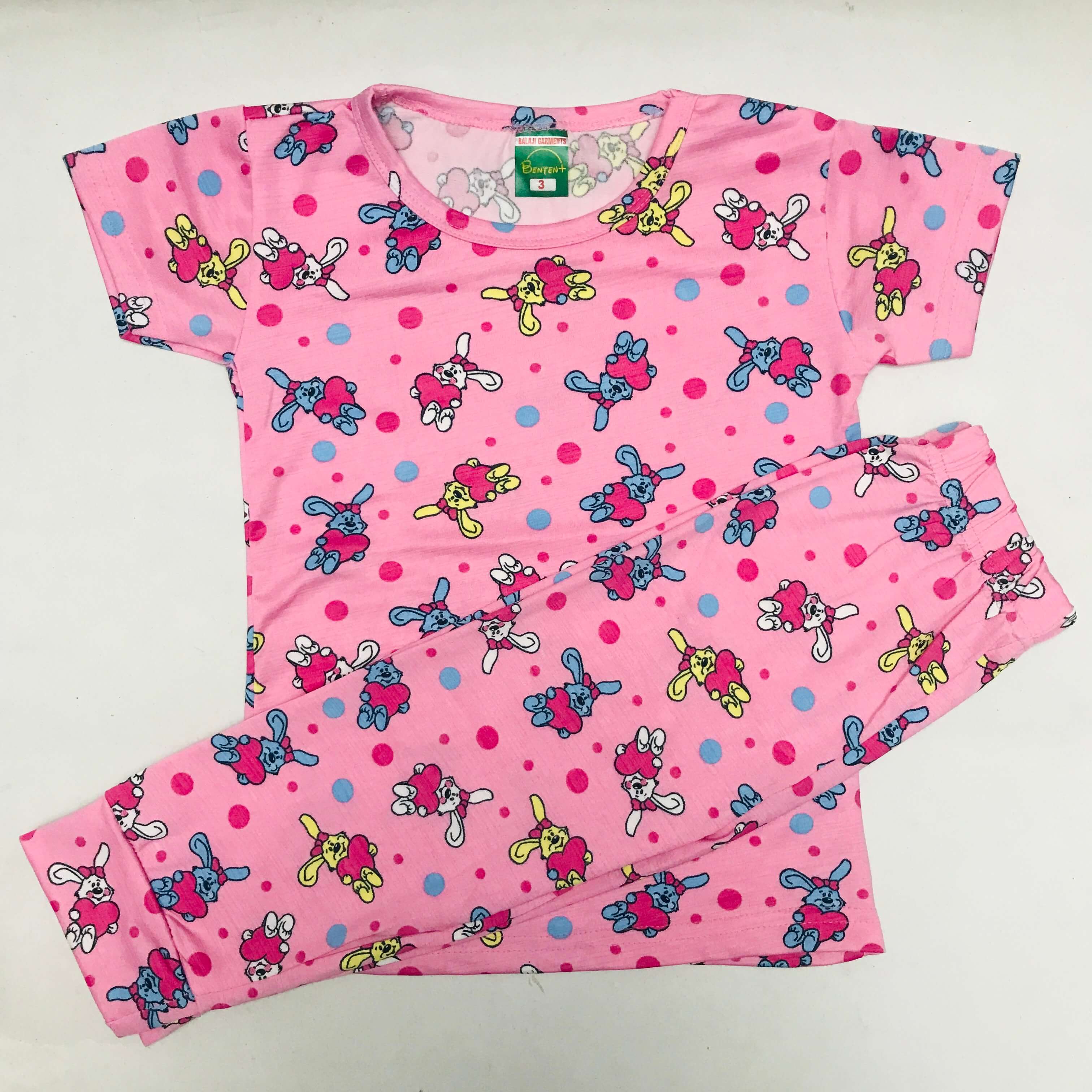 Cartoon Cuddles printed Pant Set
