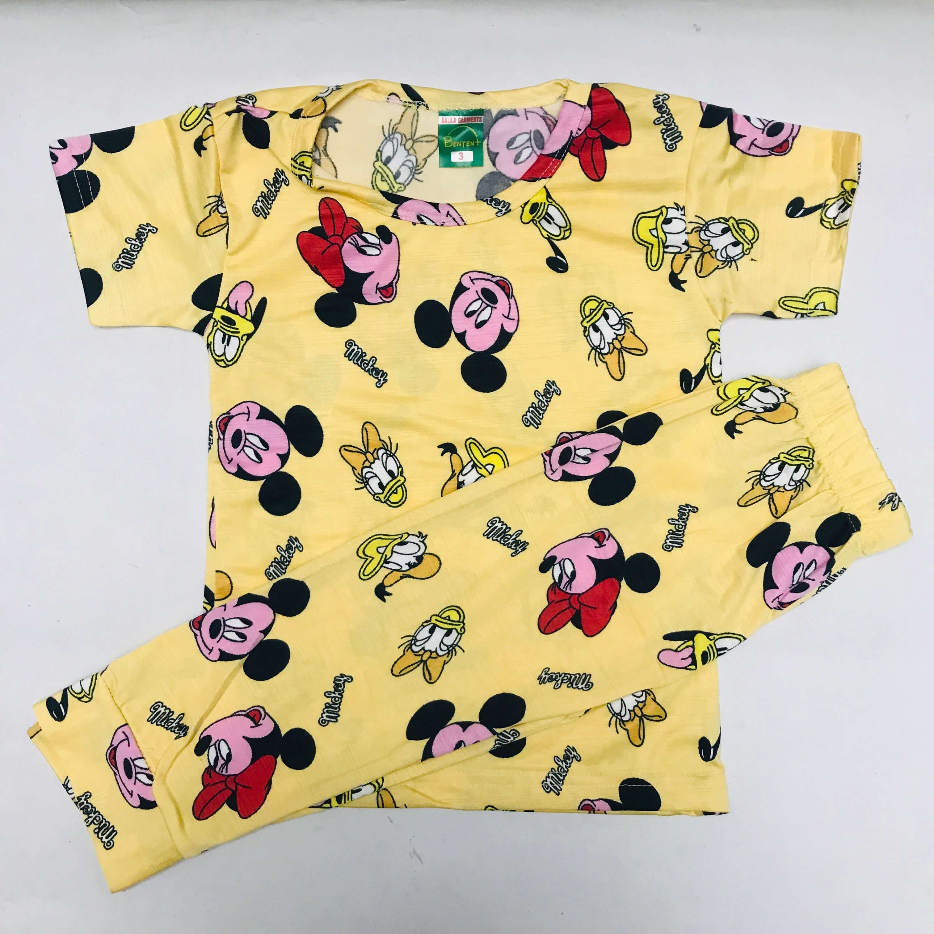 Cartoon Cuddles printed Pant Set