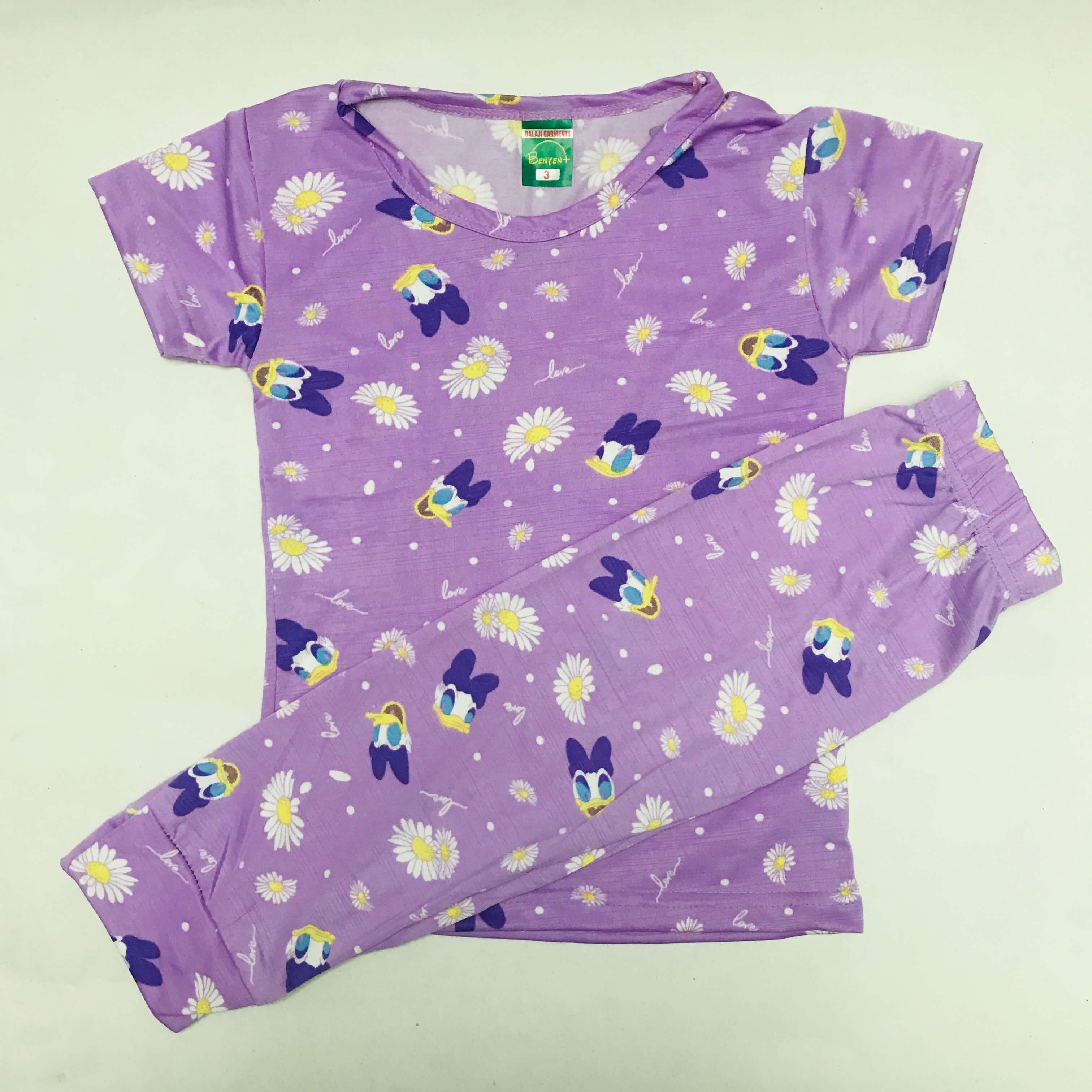 Cartoon Cuddles printed Pant Set