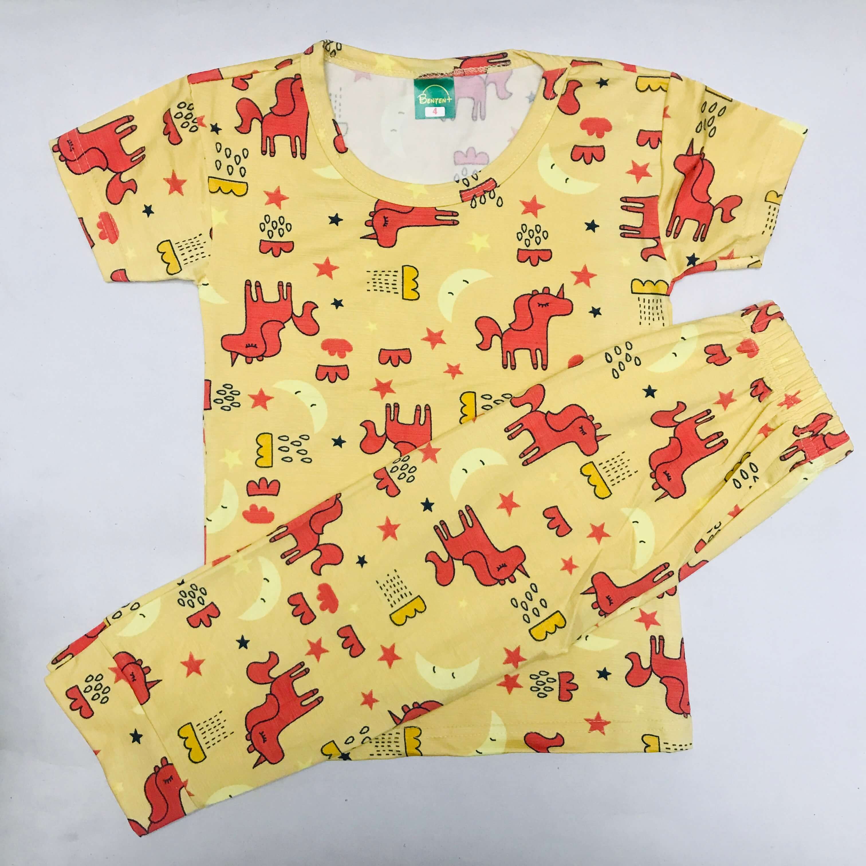 Cartoon Cuddles printed Pant Set