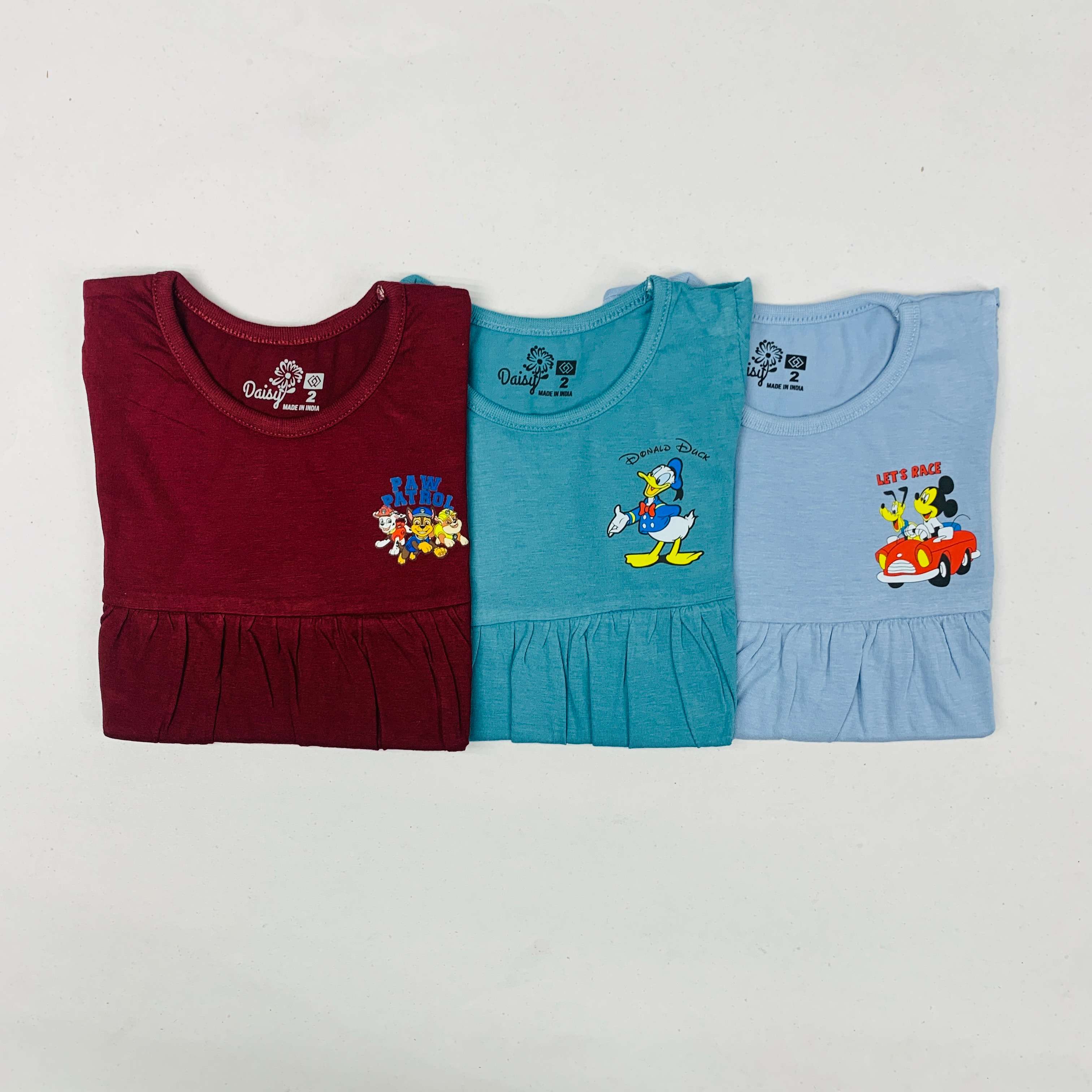 Daisy Frock Combo Pack Of 3