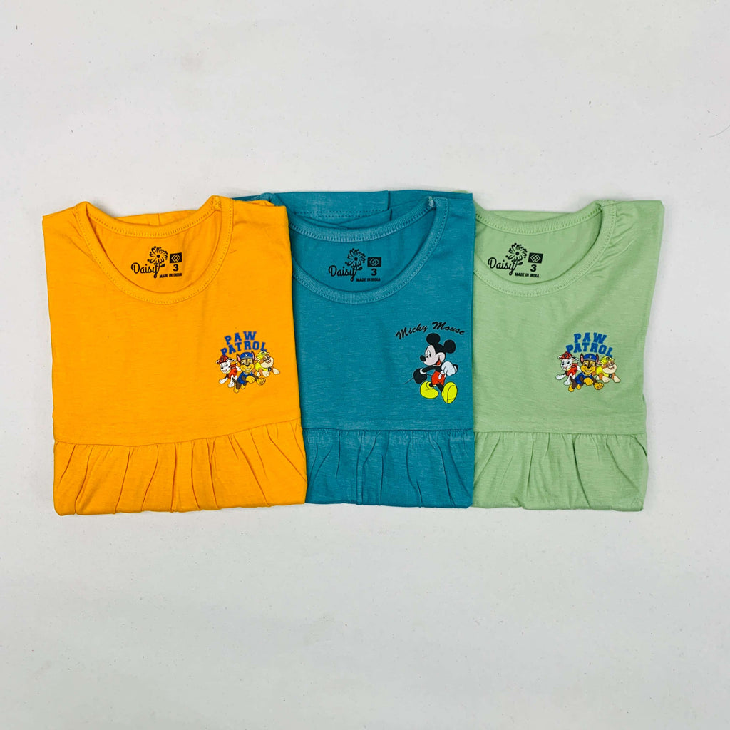 Daisy Frock Combo Pack Of 3