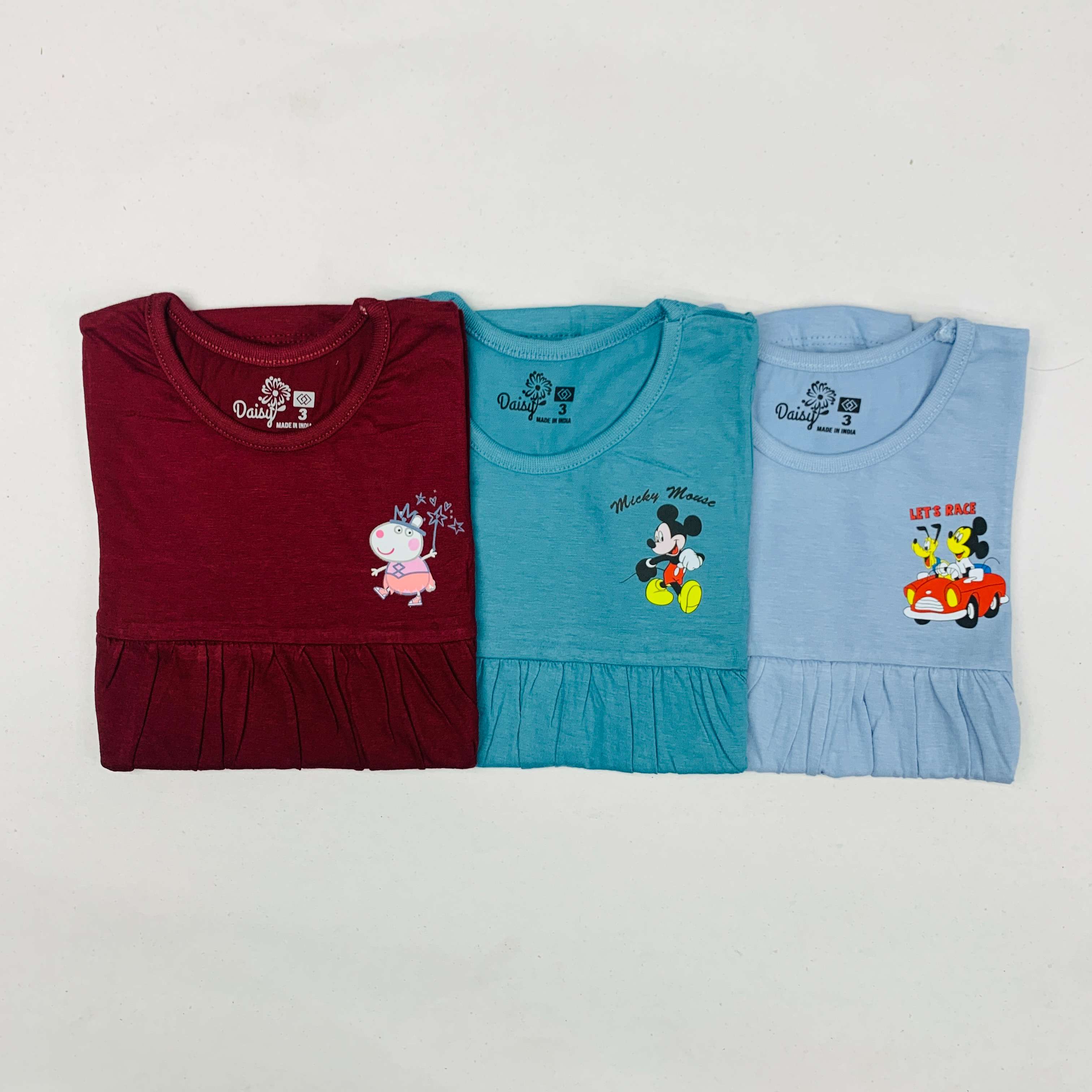 Daisy Frock Combo Pack Of 3