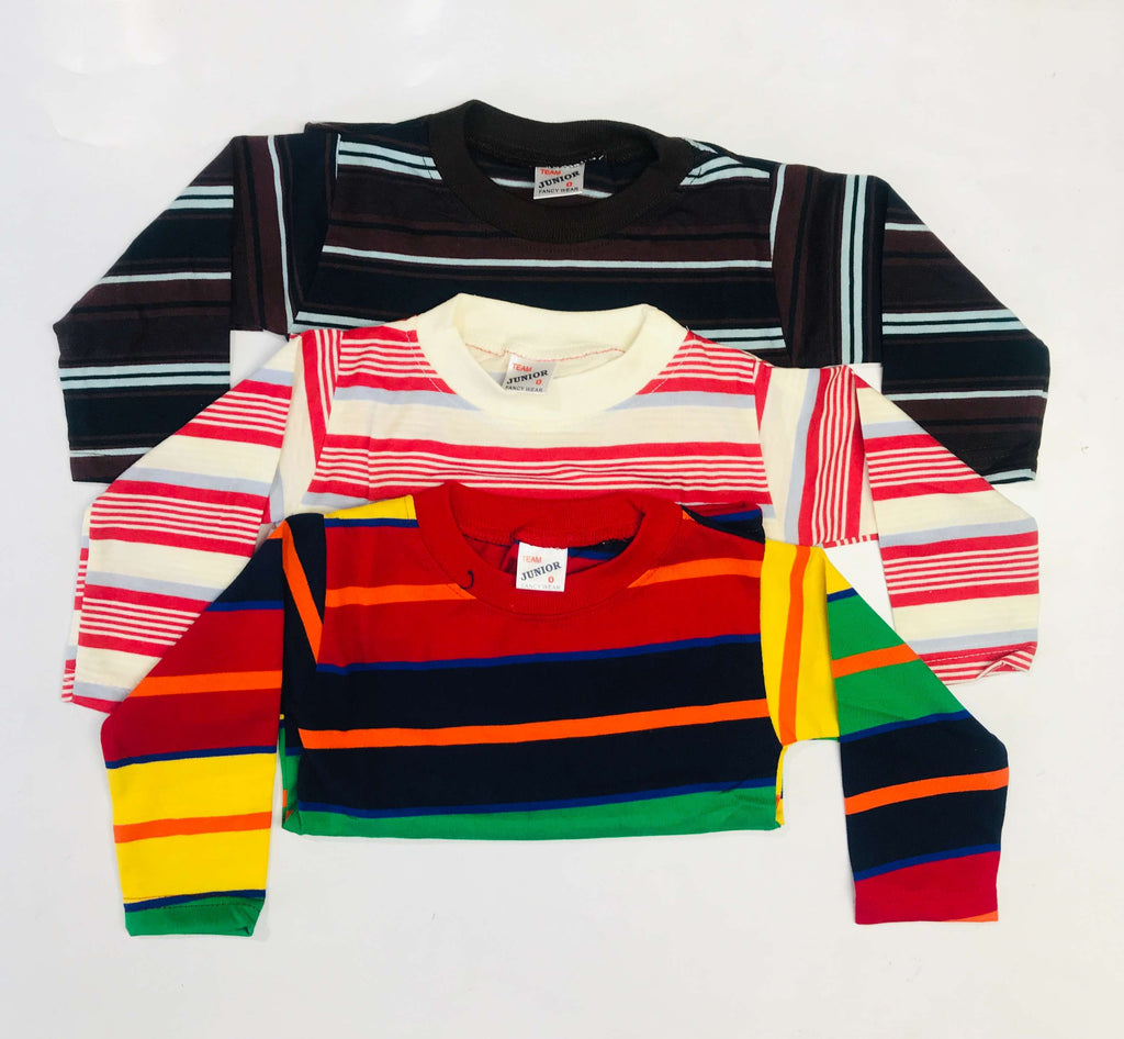 Kids Full Sleeve T-Shirt Combo Pack Of 3