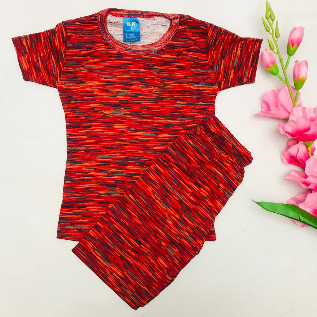 Kids Printed Shorts Set