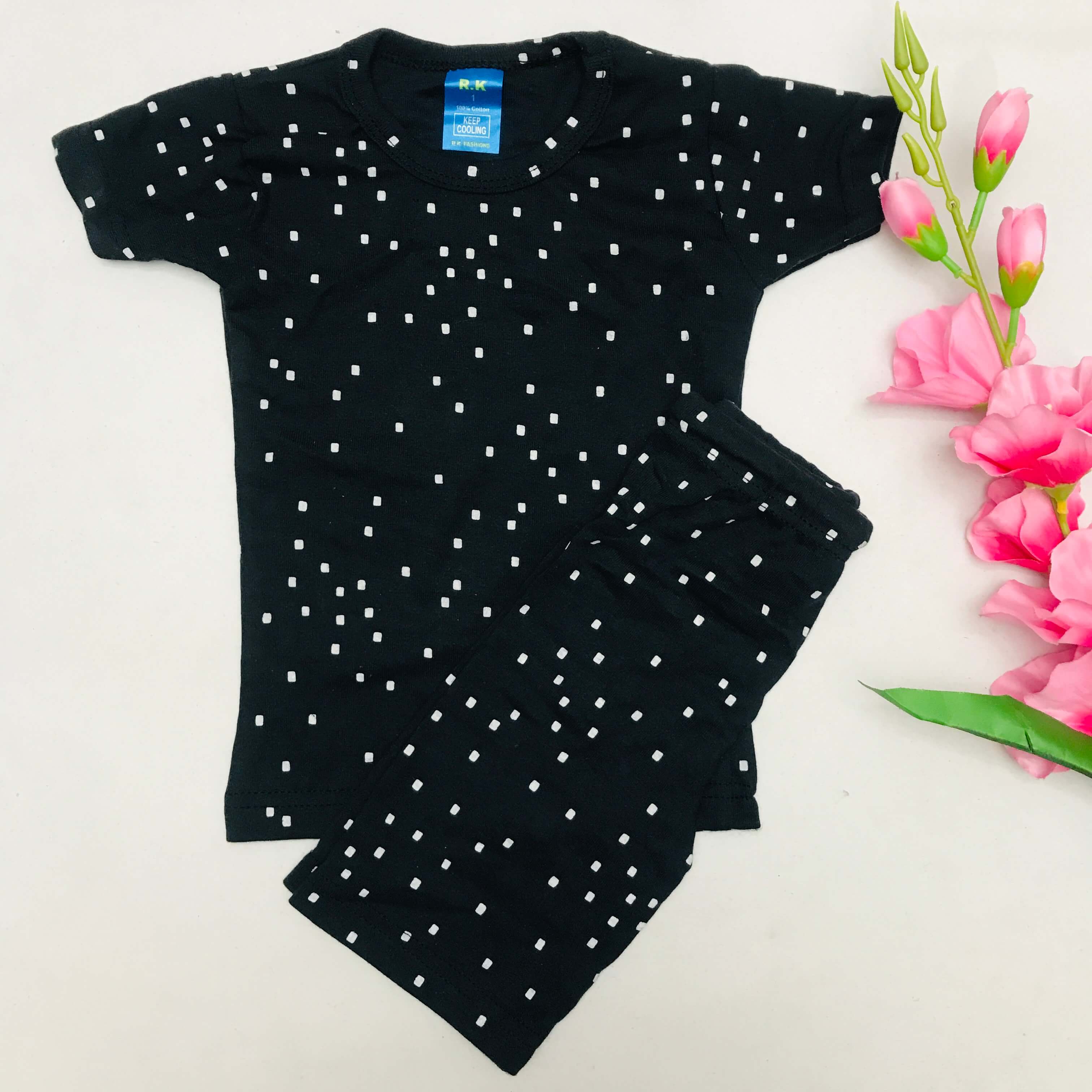 Kids Printed Shorts Set