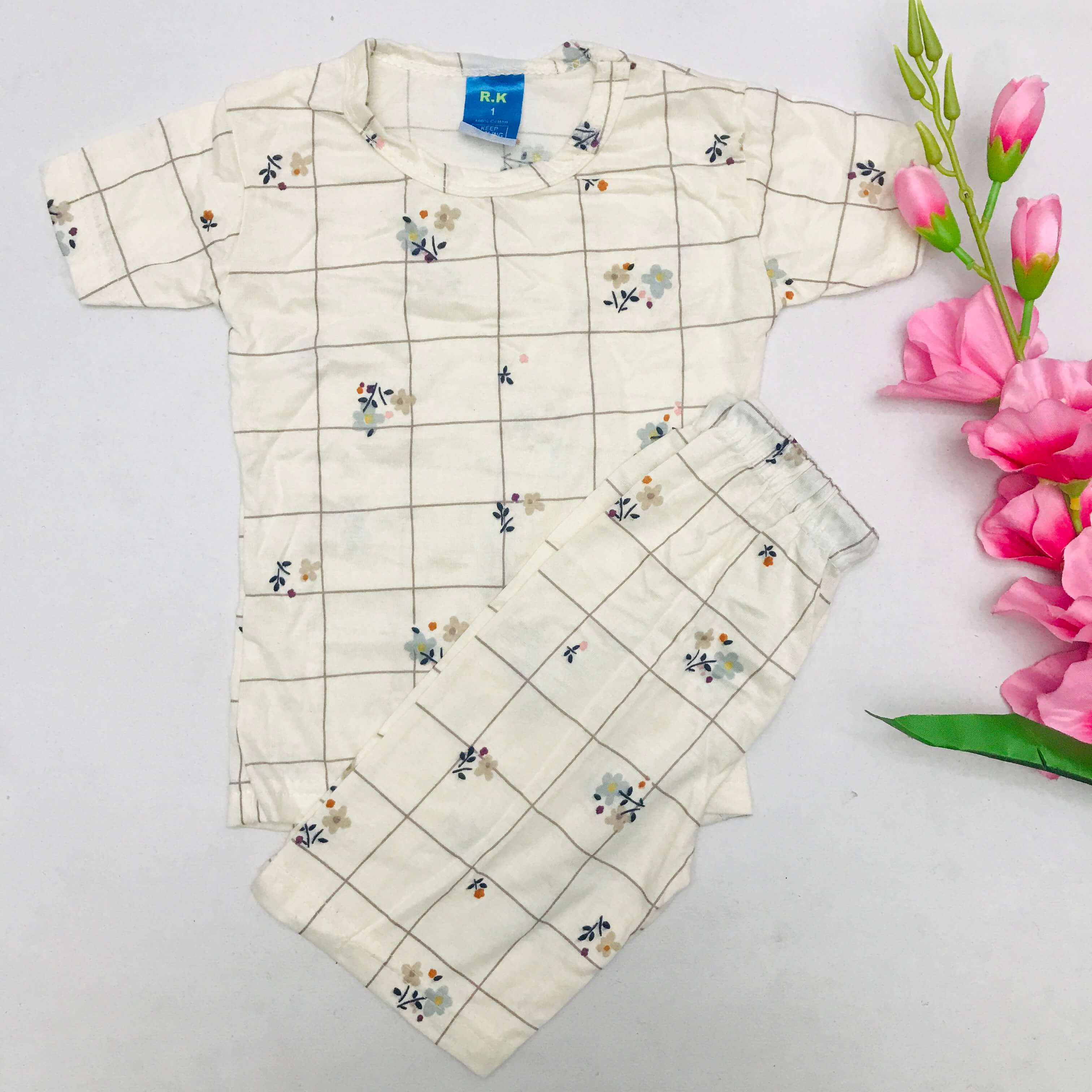 Kids Printed Shorts Set