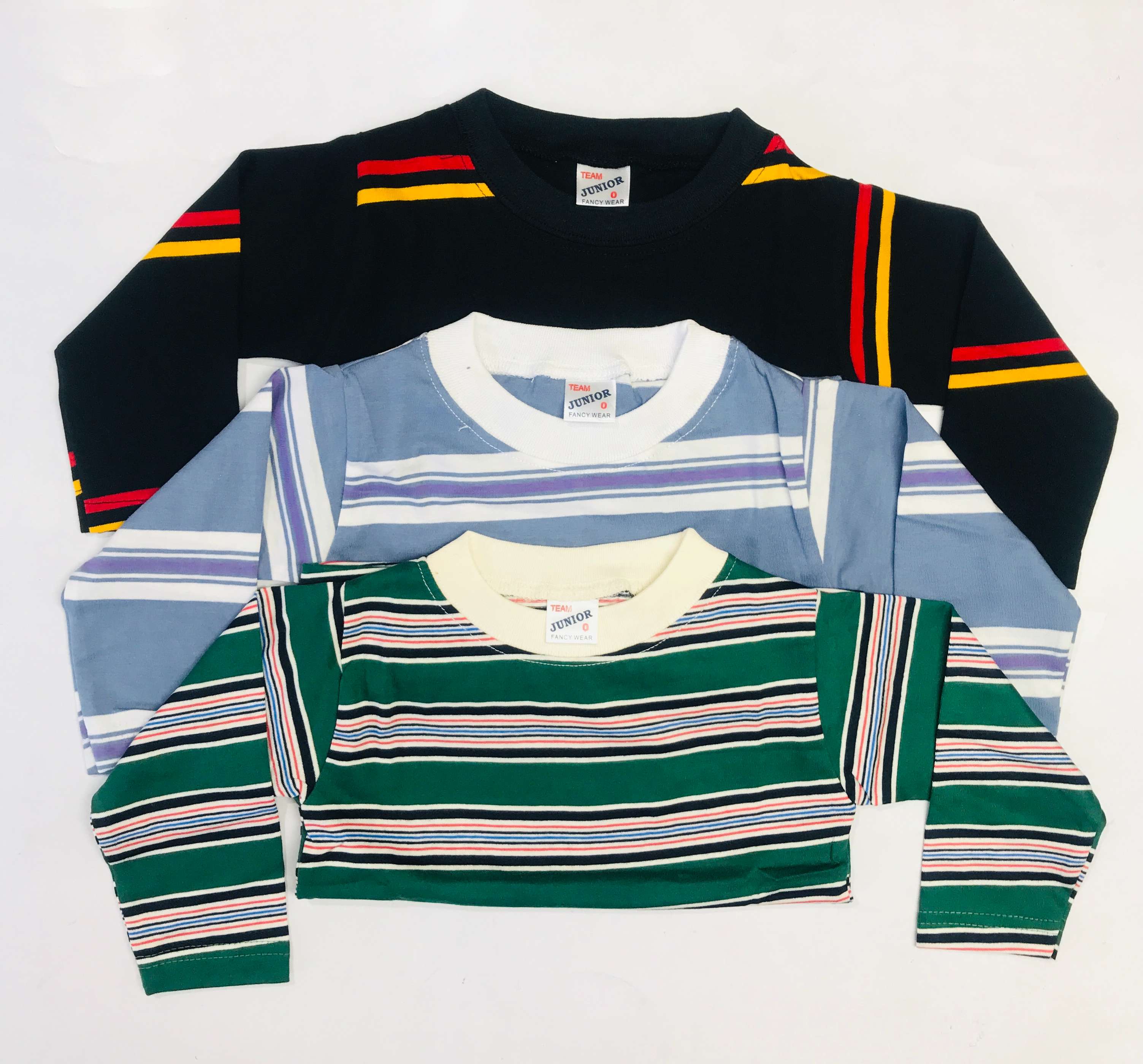 Kids Full Sleeve T-Shirt Combo Pack Of 3