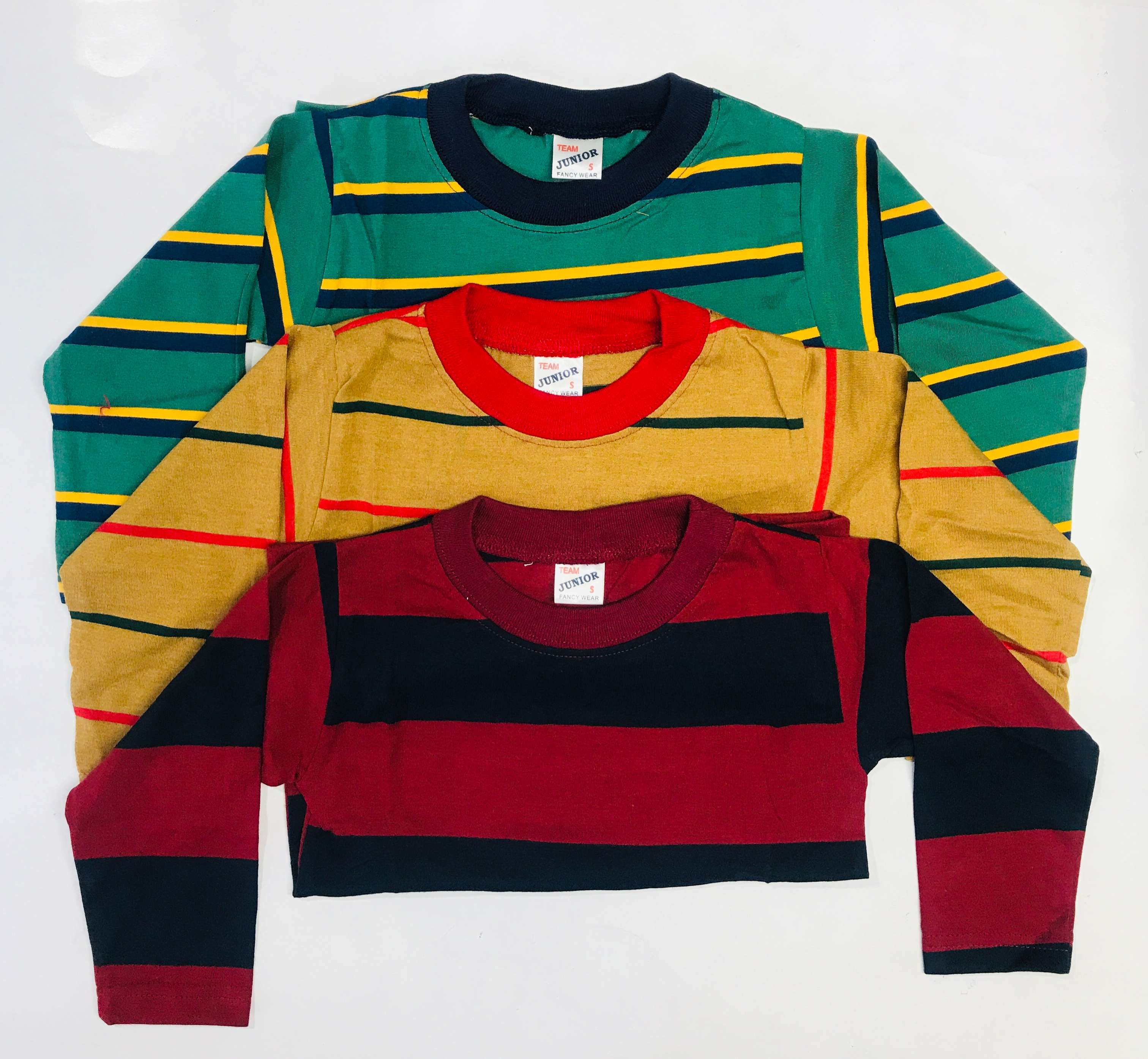 Kids Full Sleeve T-Shirt Combo Pack Of 3