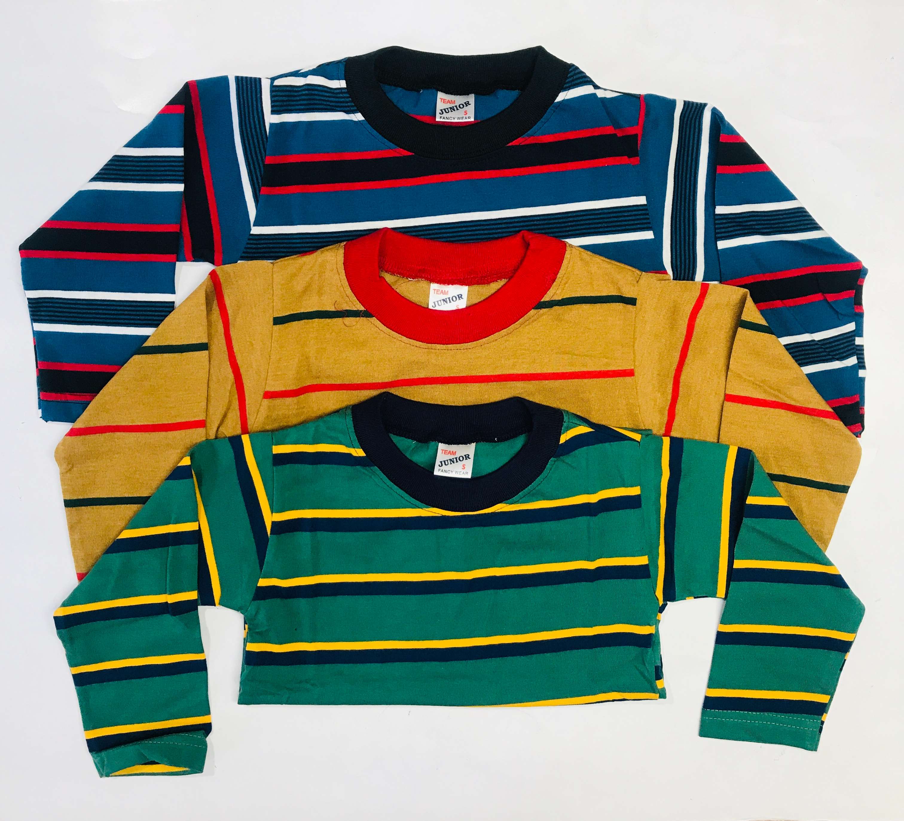 Kids Full Sleeve T-Shirt Combo Pack Of 3