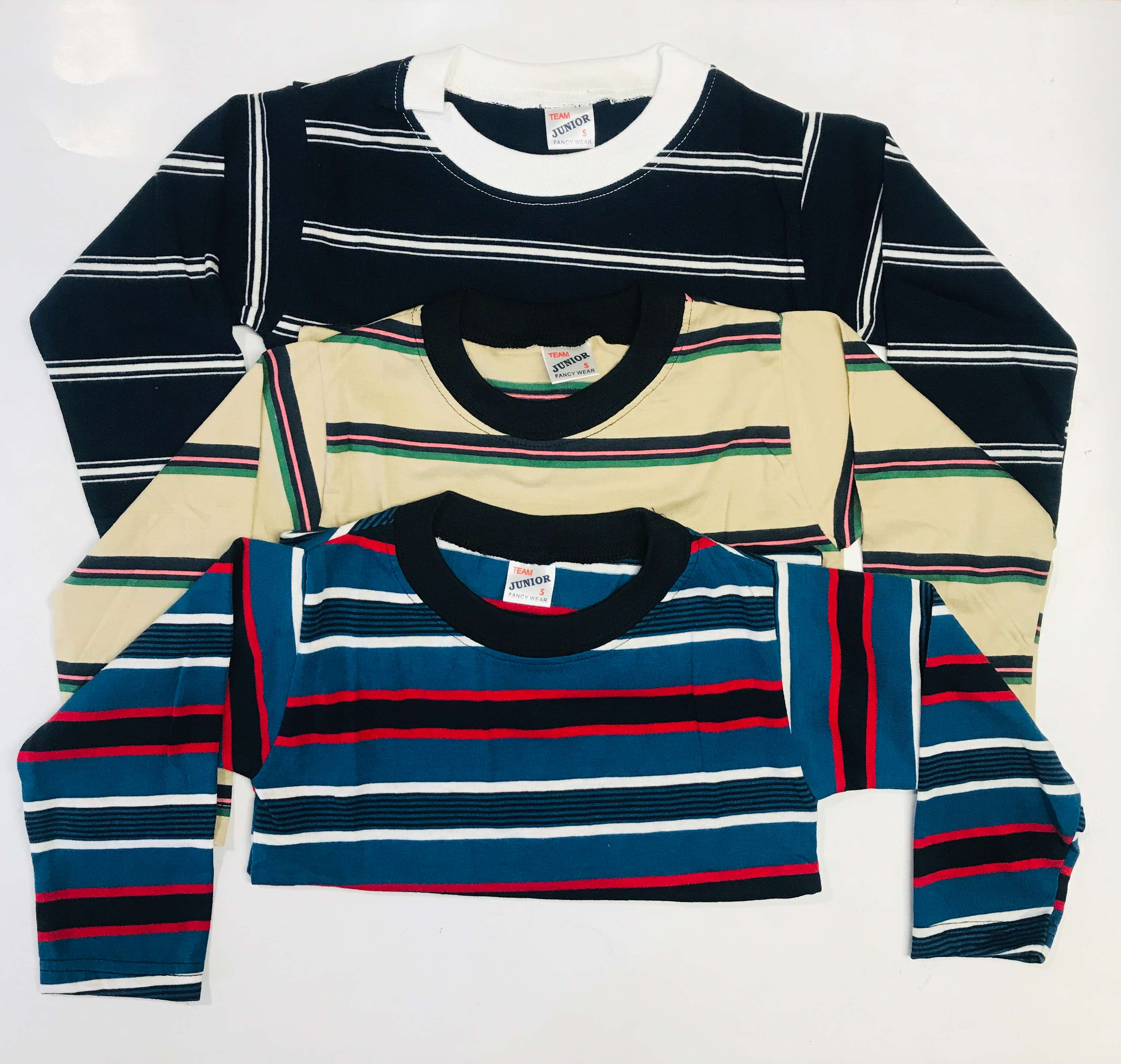 Kids Full Sleeve T-Shirt Combo Pack Of 3