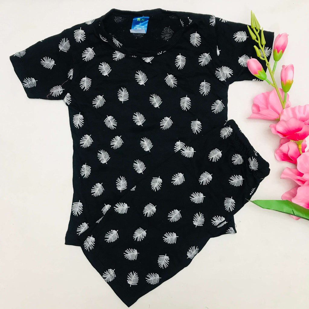 Kids Printed Shorts Set
