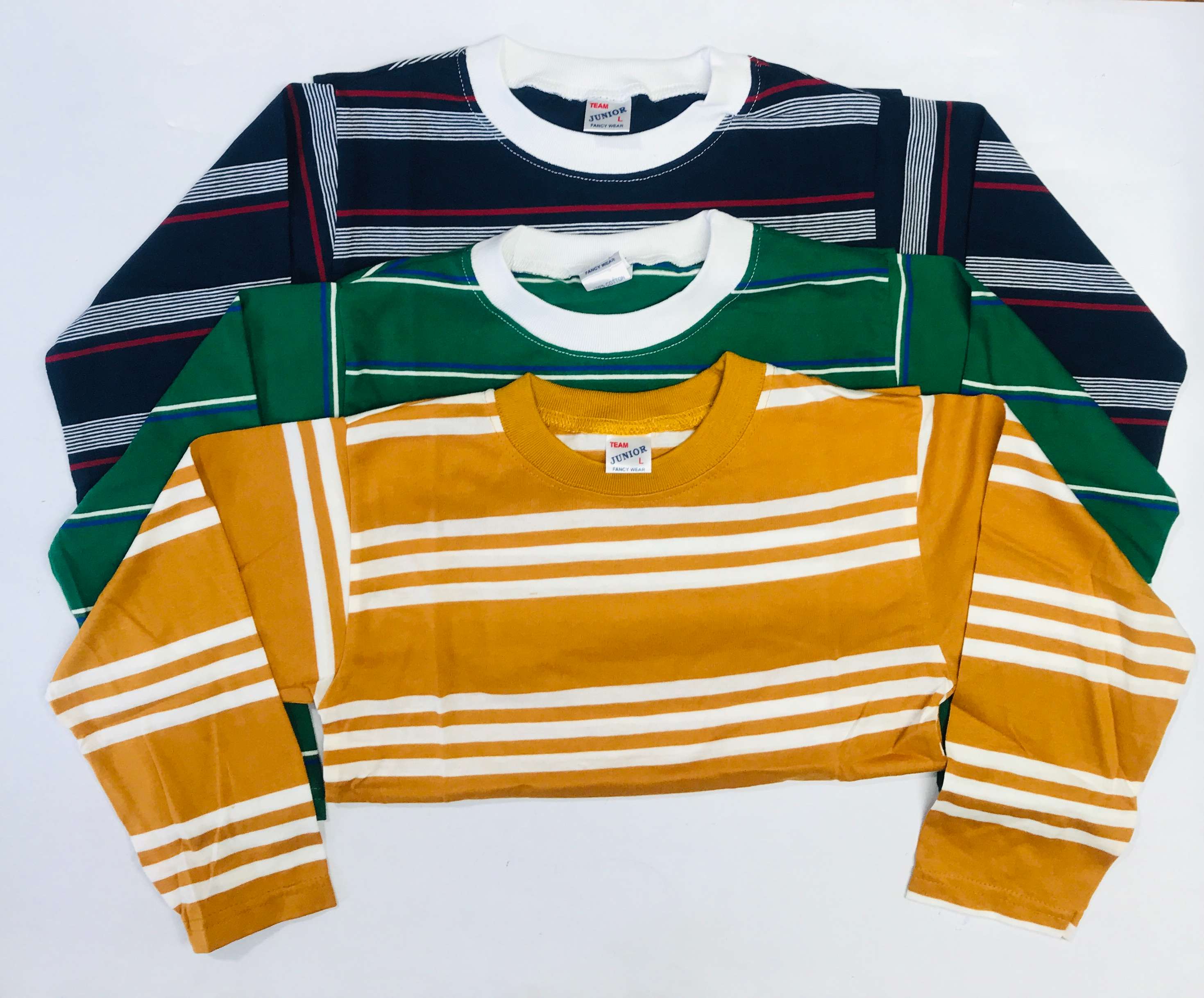 Kids Full Sleeve T-Shirt Combo Pack Of 3