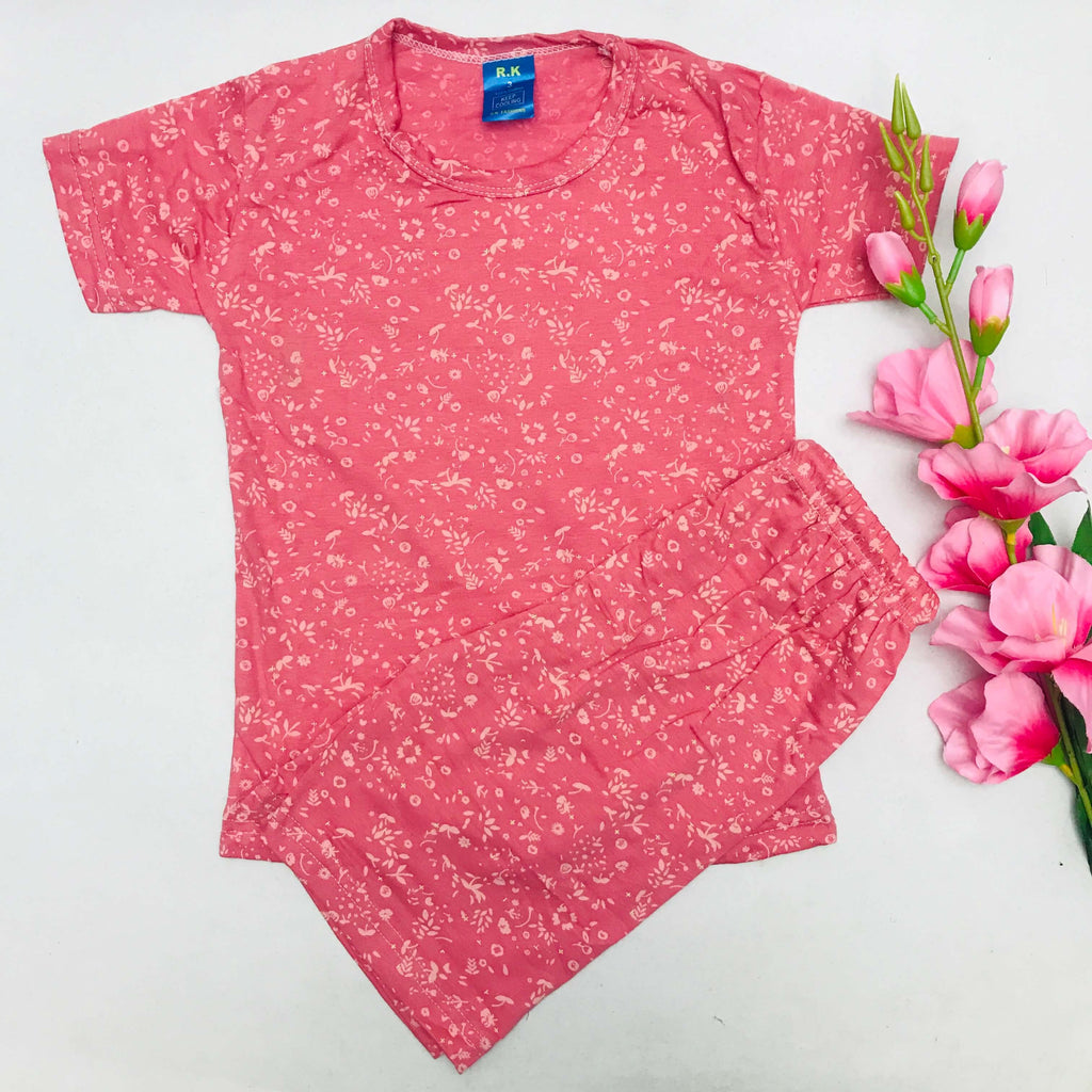 Kids Printed Shorts Set