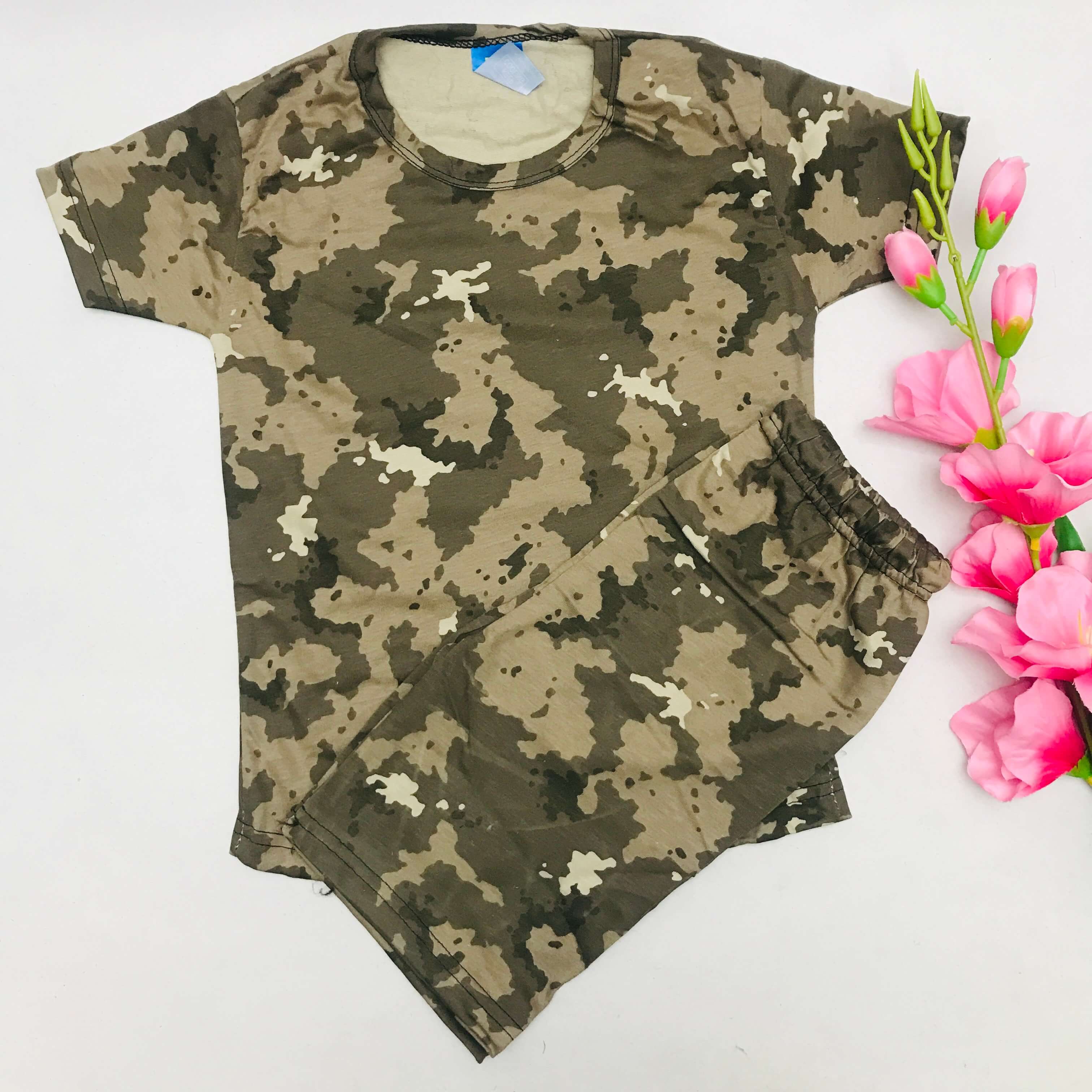 Kids Printed Shorts Set