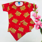 Kids Printed Shorts Set