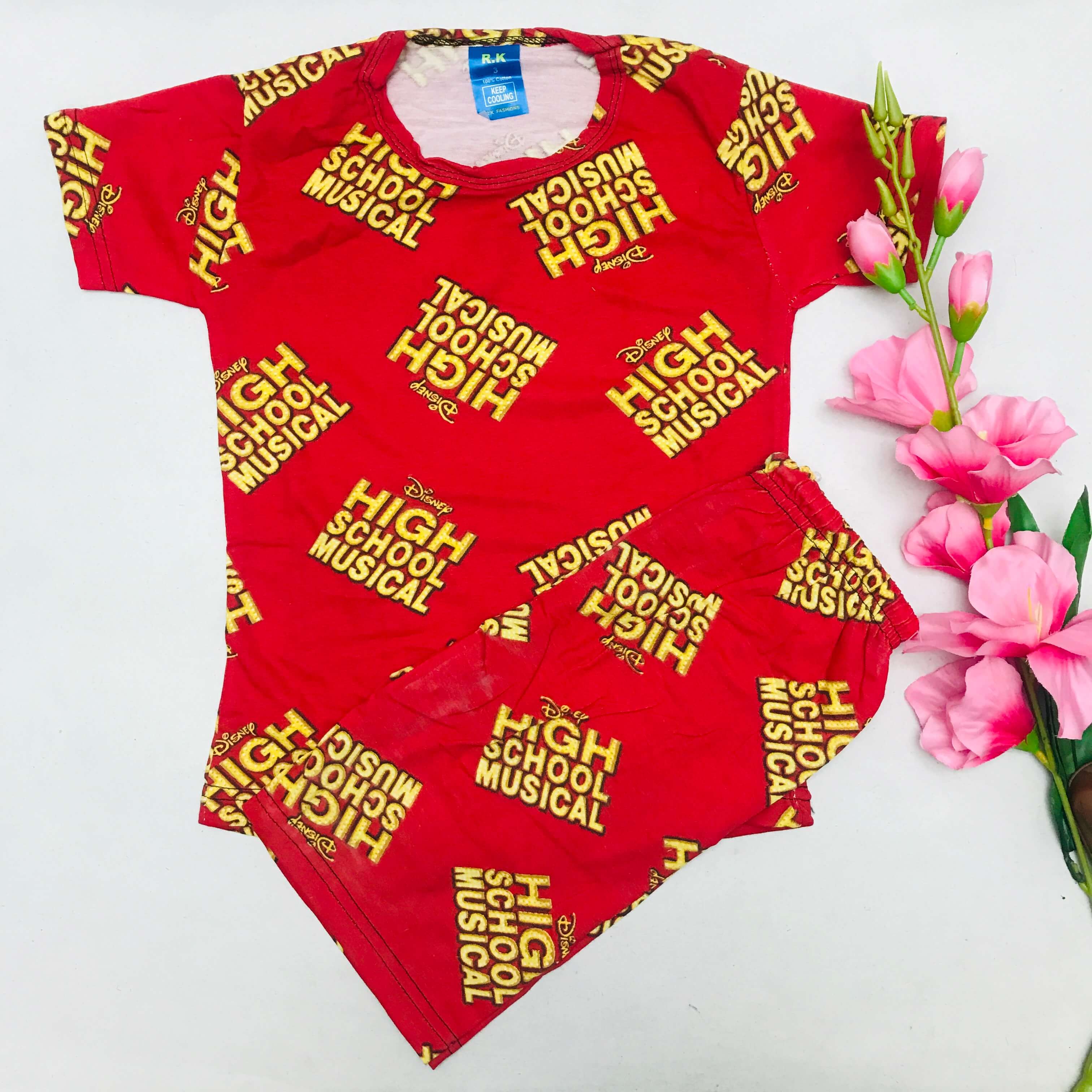 Kids Printed Shorts Set