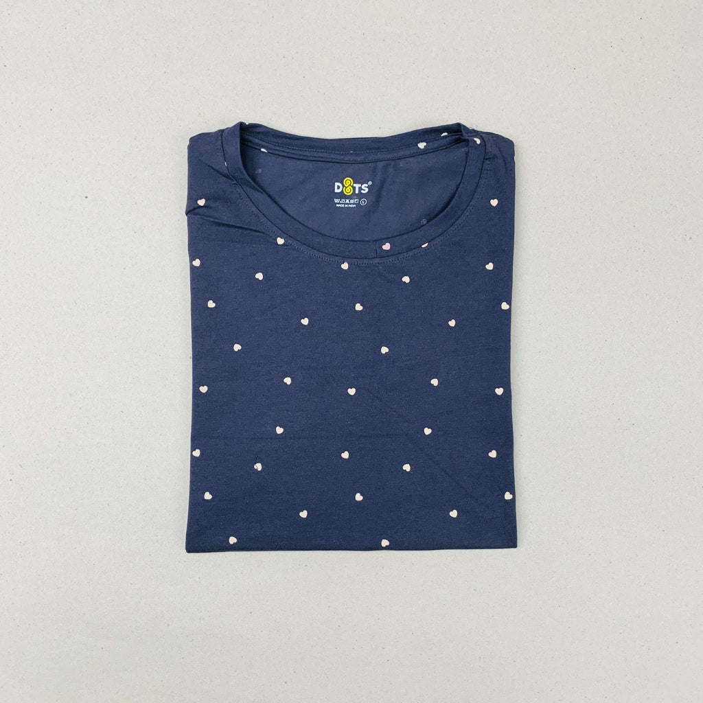Dots Ladies Printed T-Shirt