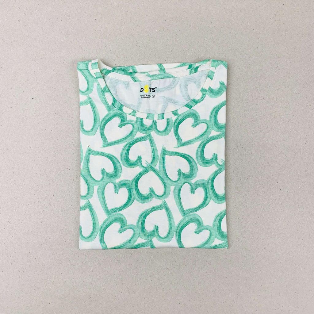 Dots Ladies Printed T-Shirt