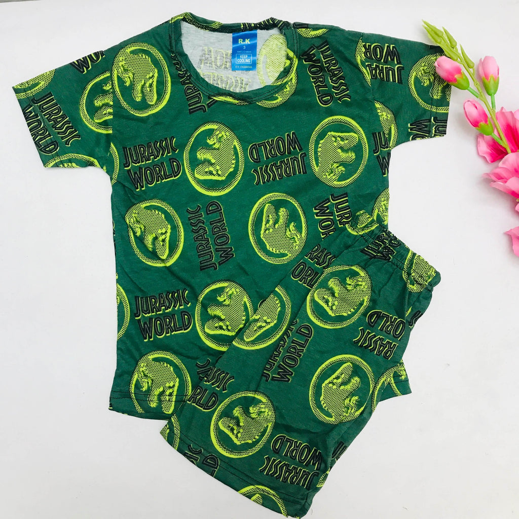 Kids Printed Shorts Set