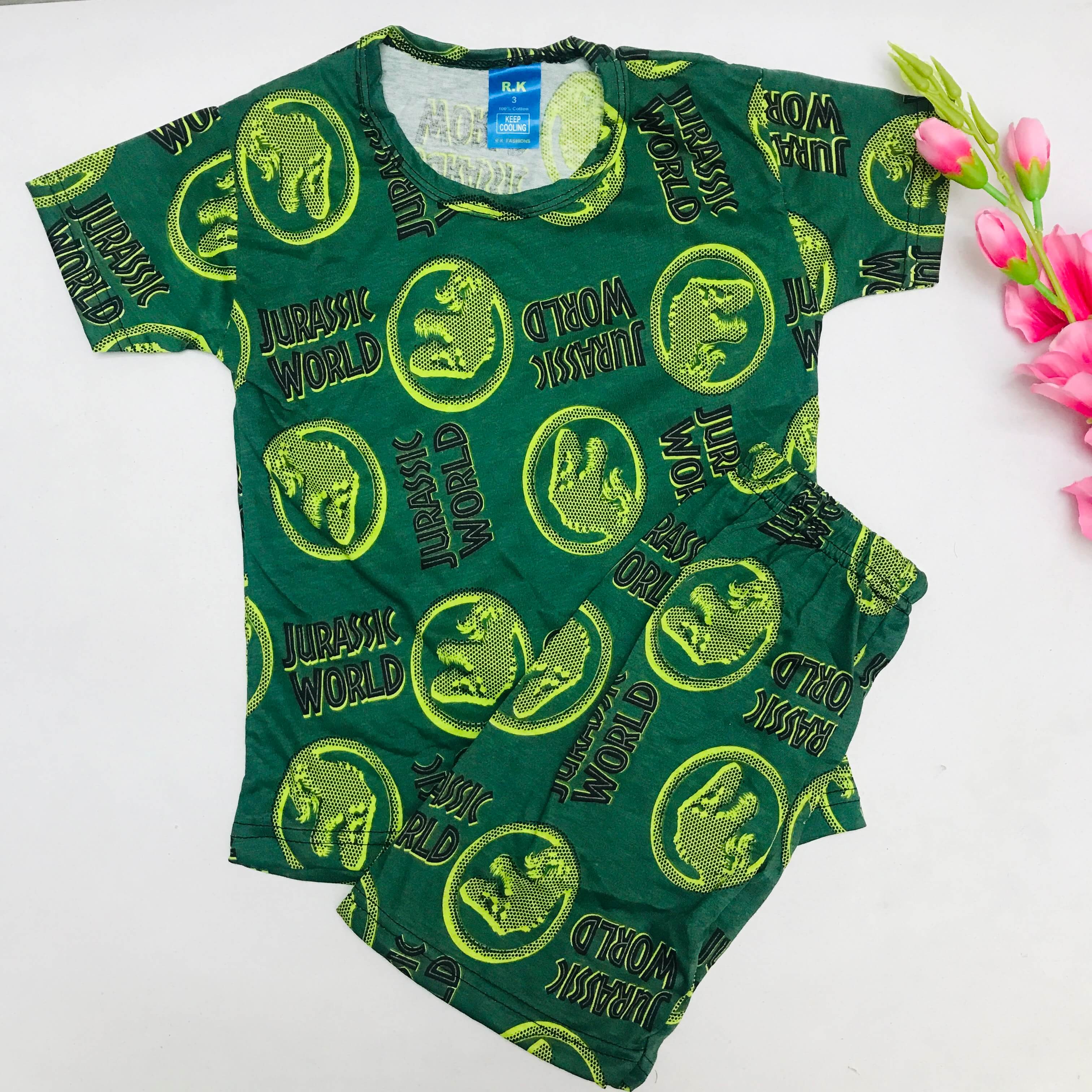 Kids Printed Shorts Set