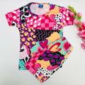 Kids Printed Shorts Set