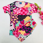 Kids Printed Shorts Set