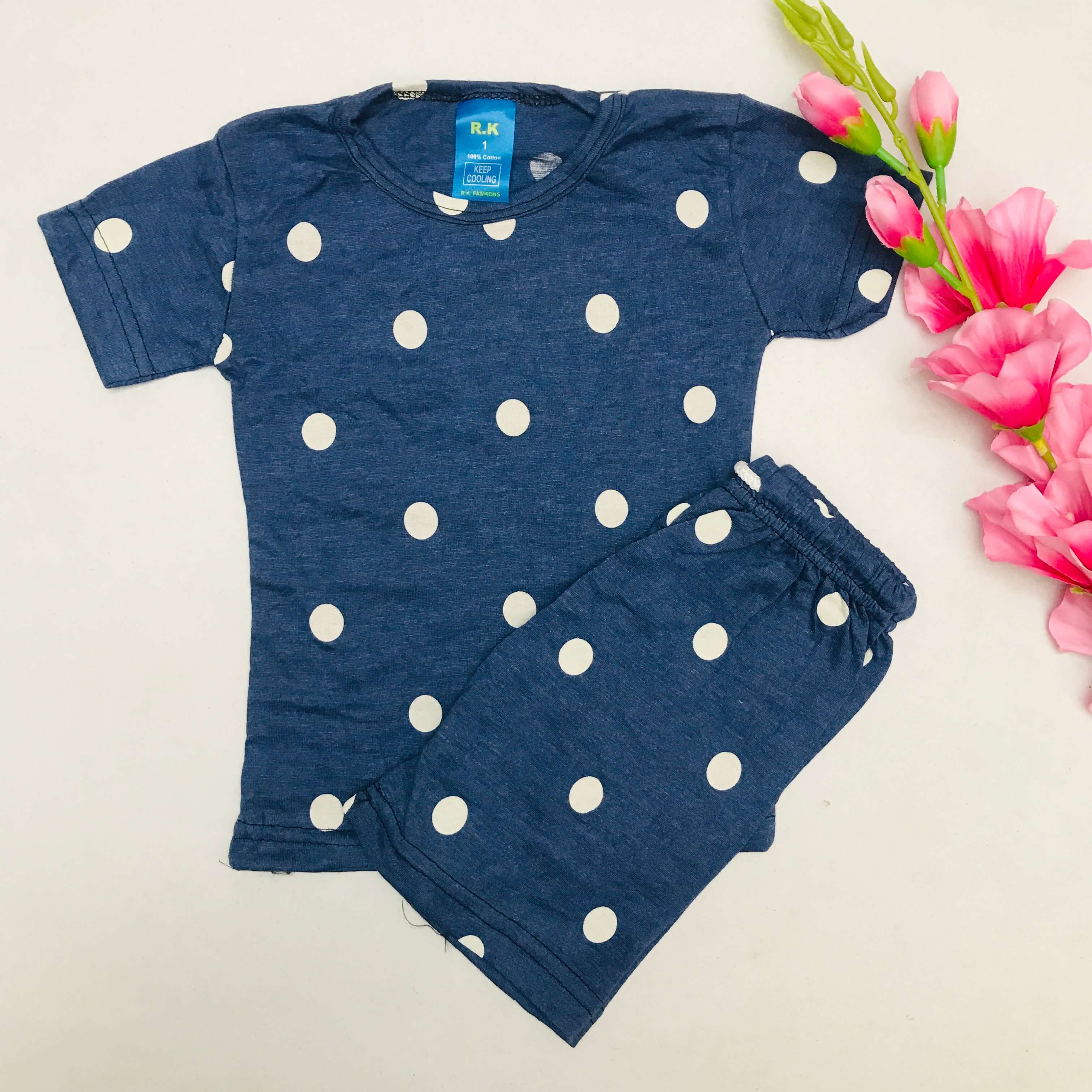Kids Printed Shorts Set